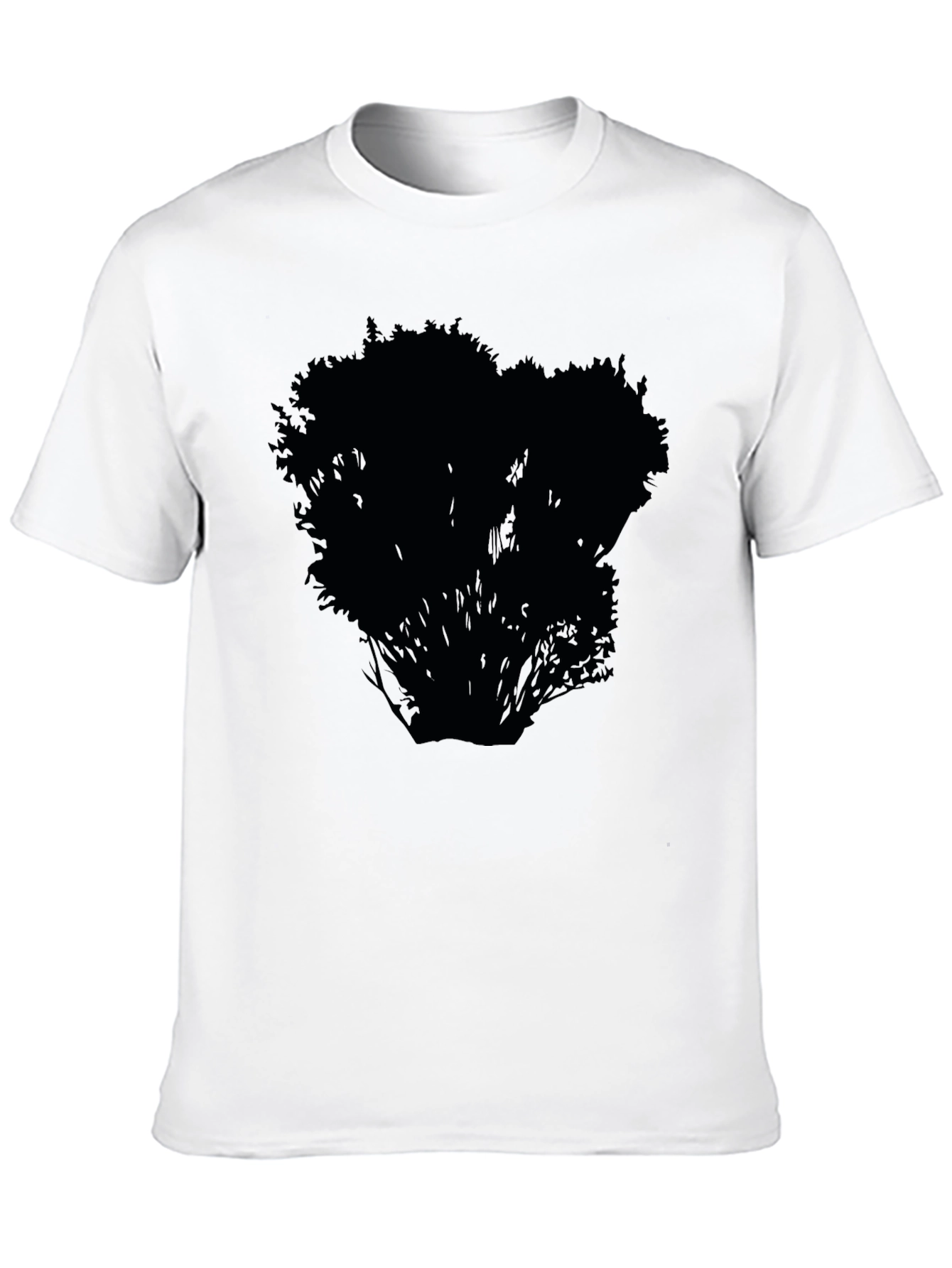Silhouette Tree Black Graphic Tee