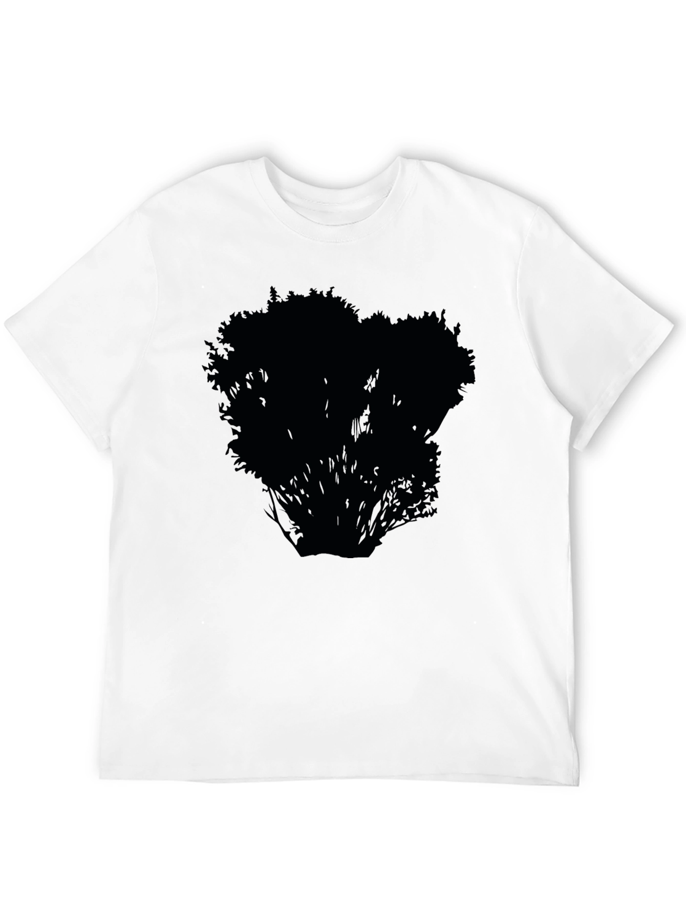 Silhouette Tree Black Graphic Tee
