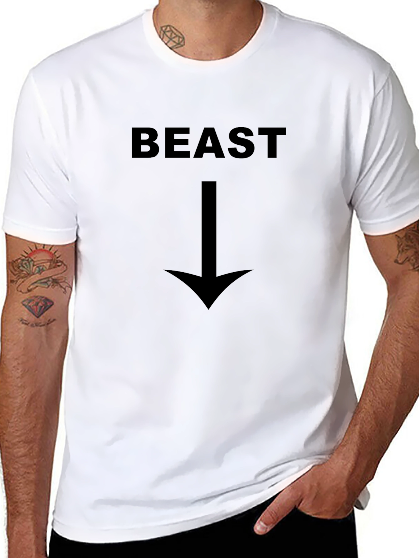 Beast Funny Graphic T-Shirt