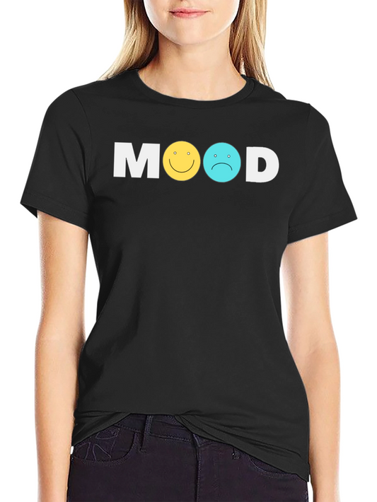 Mood Graphic Tee - Happy Sad T-Shirt