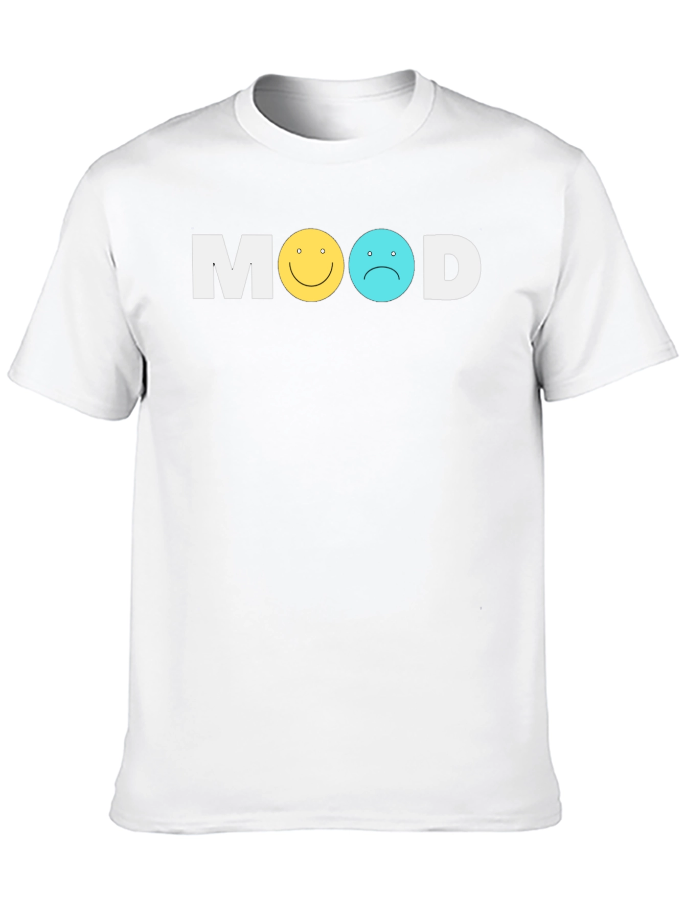 Mood Graphic Tee - Happy Sad T-Shirt