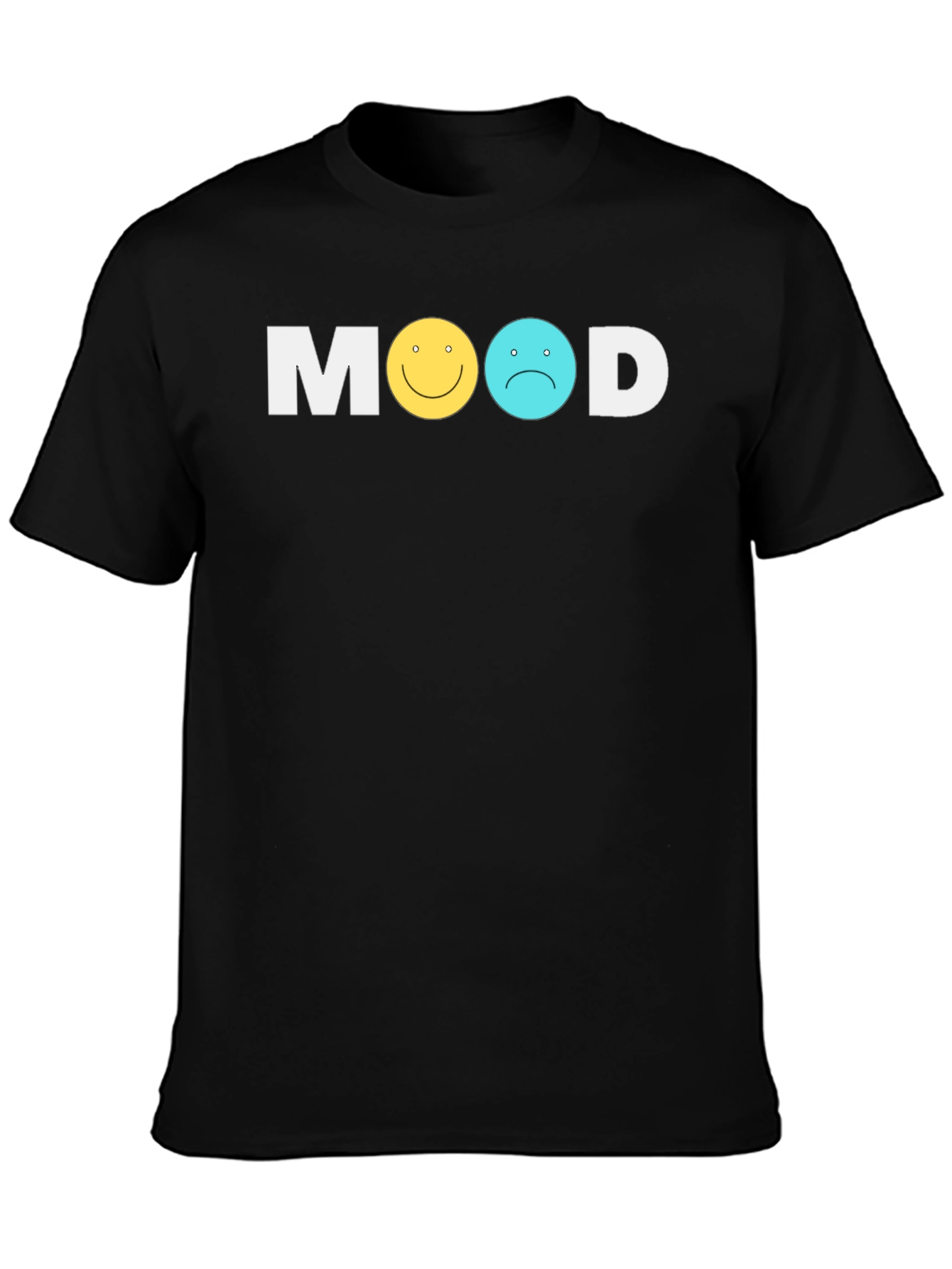 Mood Graphic Tee - Happy Sad T-Shirt