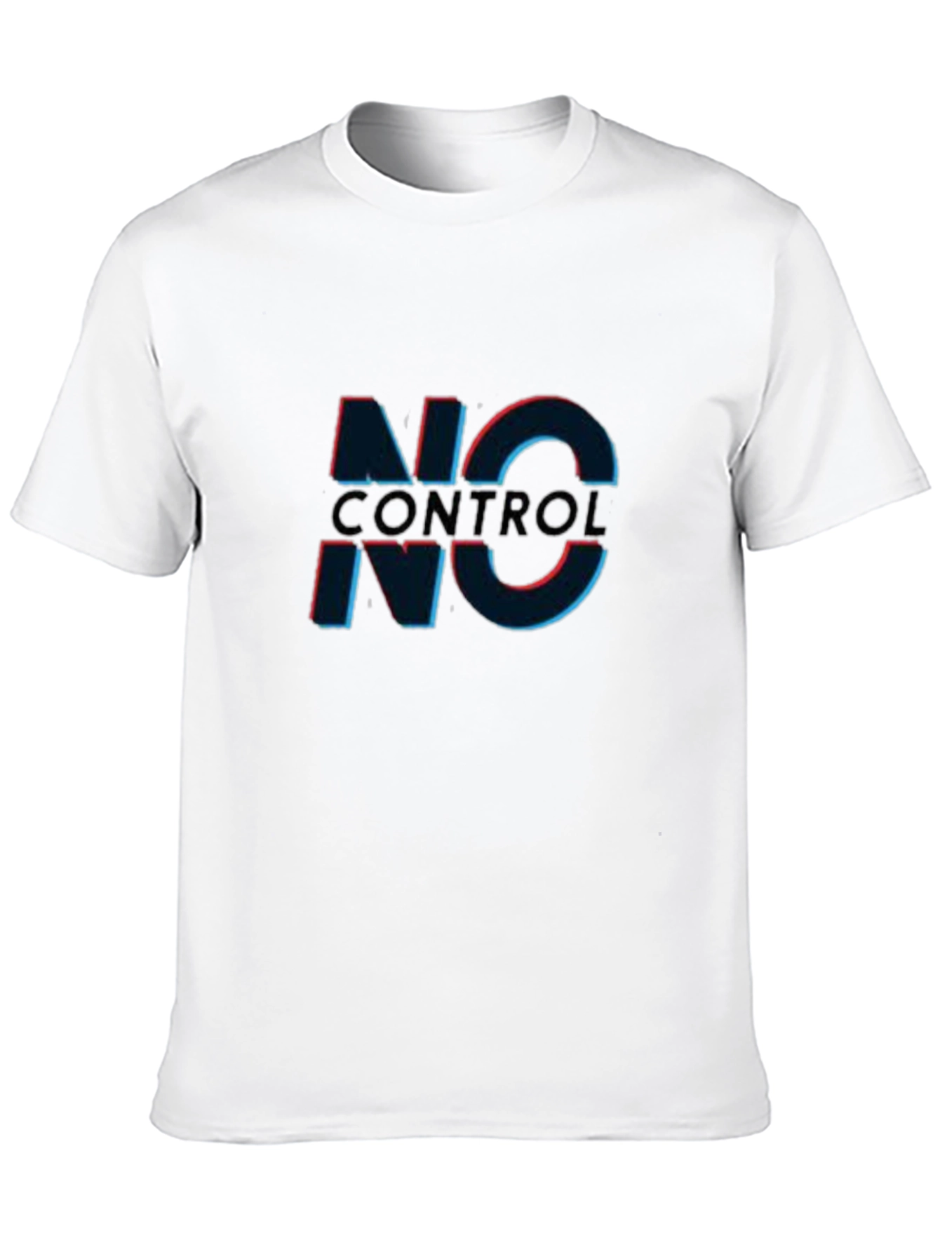 No Control Graphic Tee - Edgy Black T-Shirt