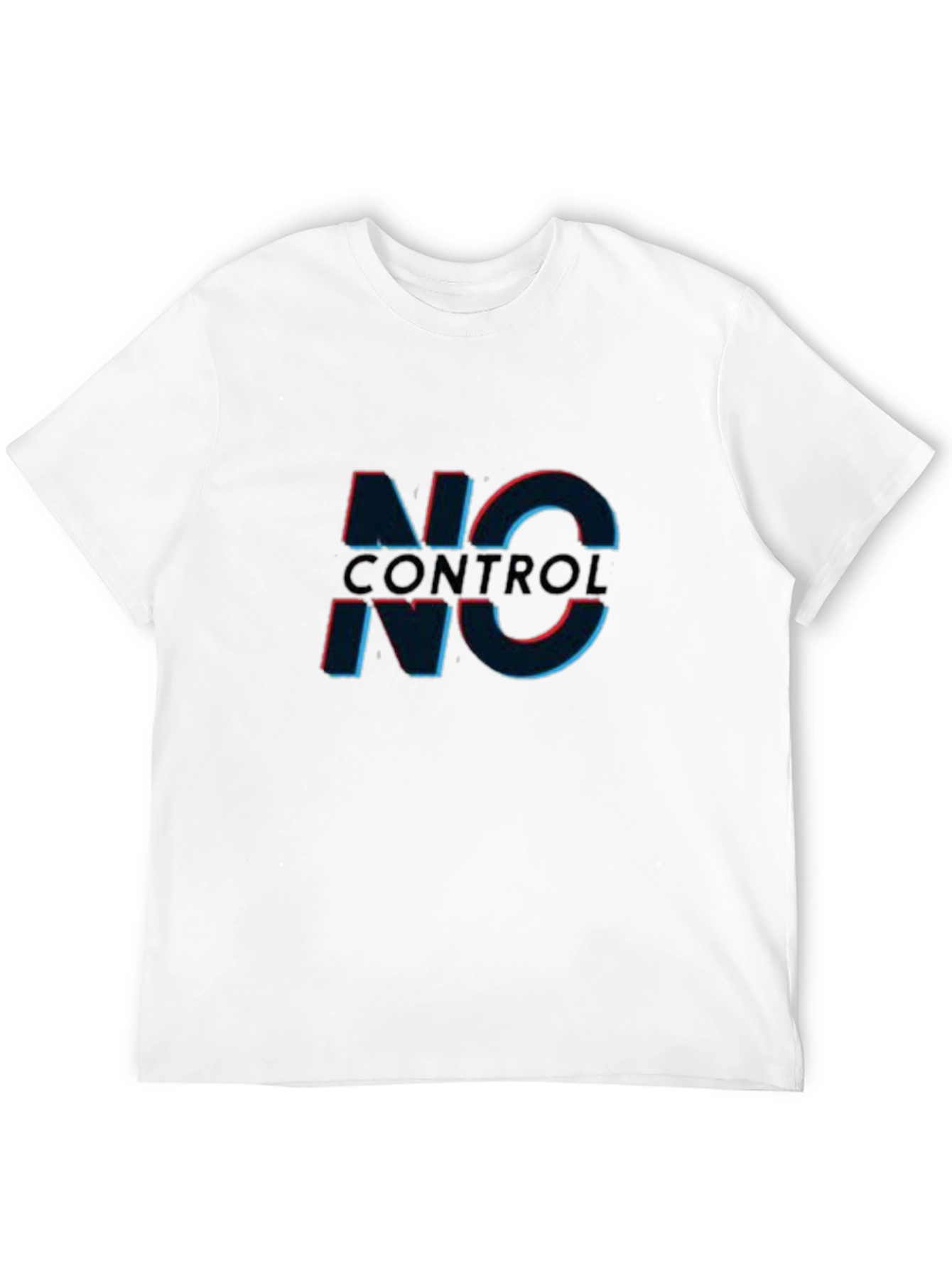 No Control Graphic Tee - Edgy Black T-Shirt