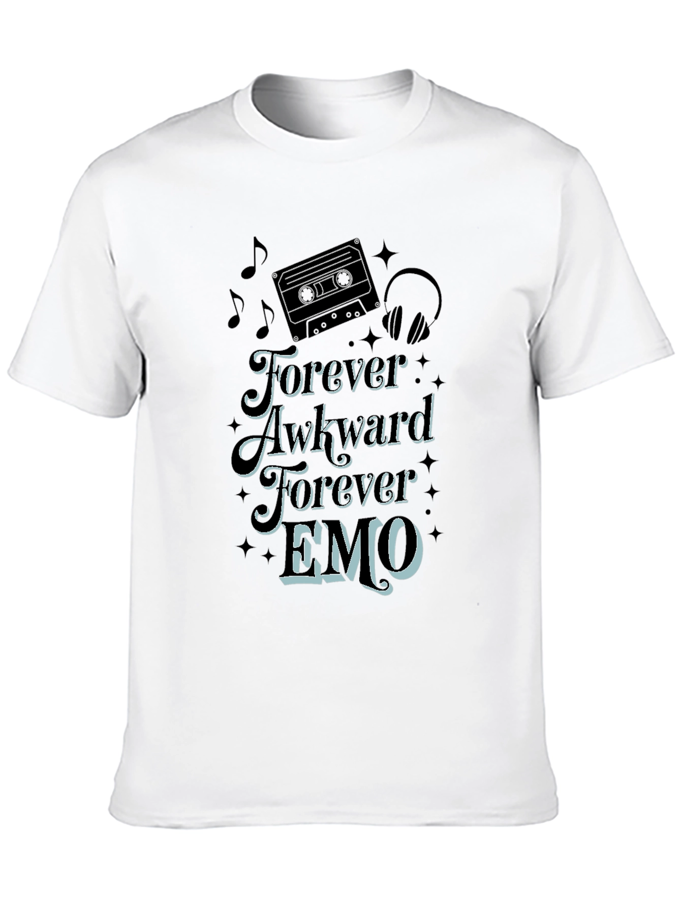 Forever Awkward Emo Graphic Tee