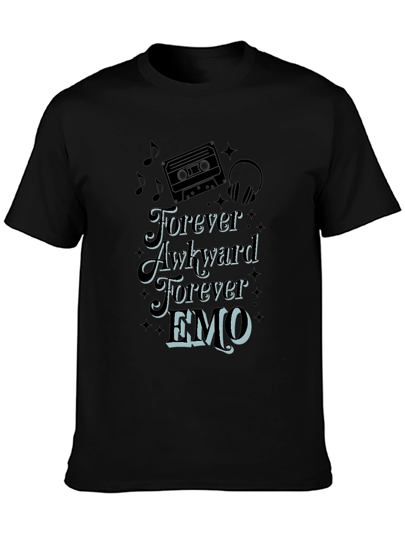 Forever Awkward Emo Graphic Tee