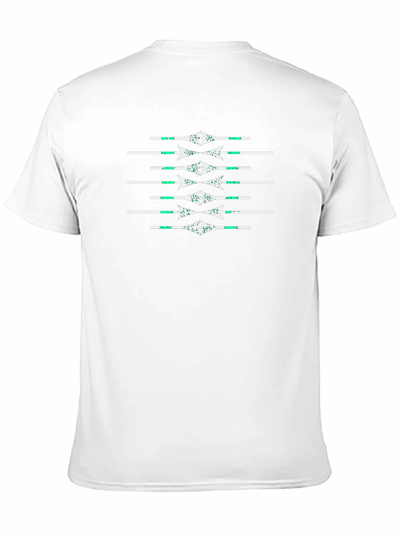Modern Geometric Arrow Pattern T-Shirt