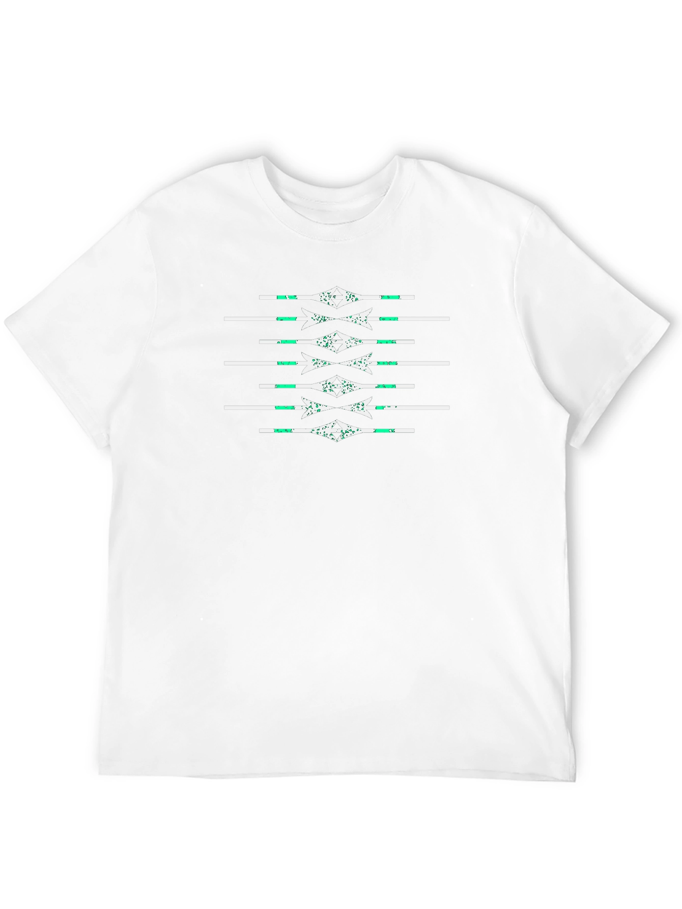 Modern Geometric Arrow Pattern T-Shirt