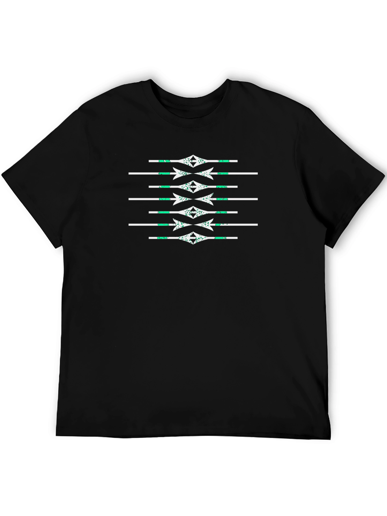 Modern Geometric Arrow Pattern T-Shirt