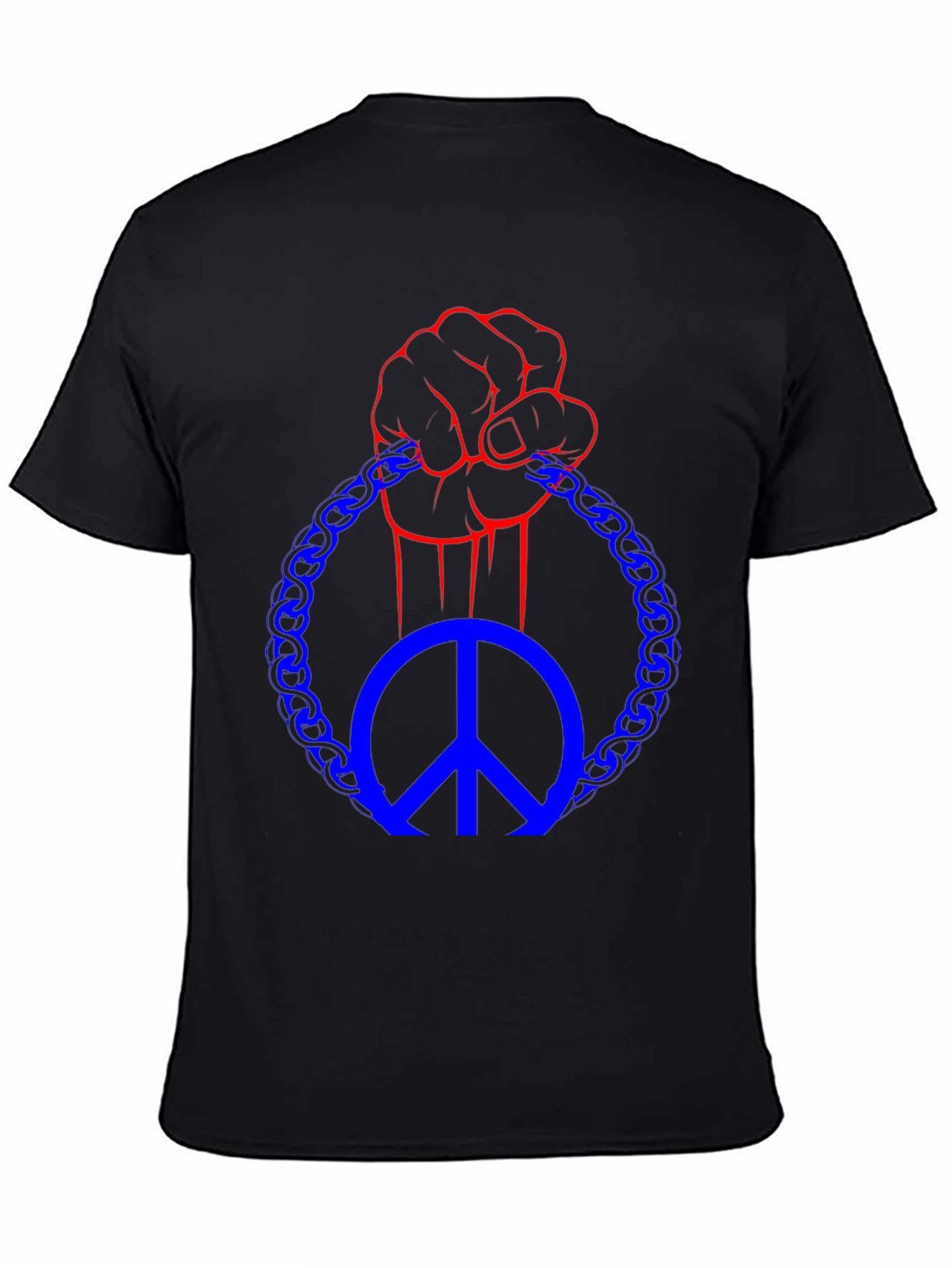 Peace Fist Graphic Tee - Black