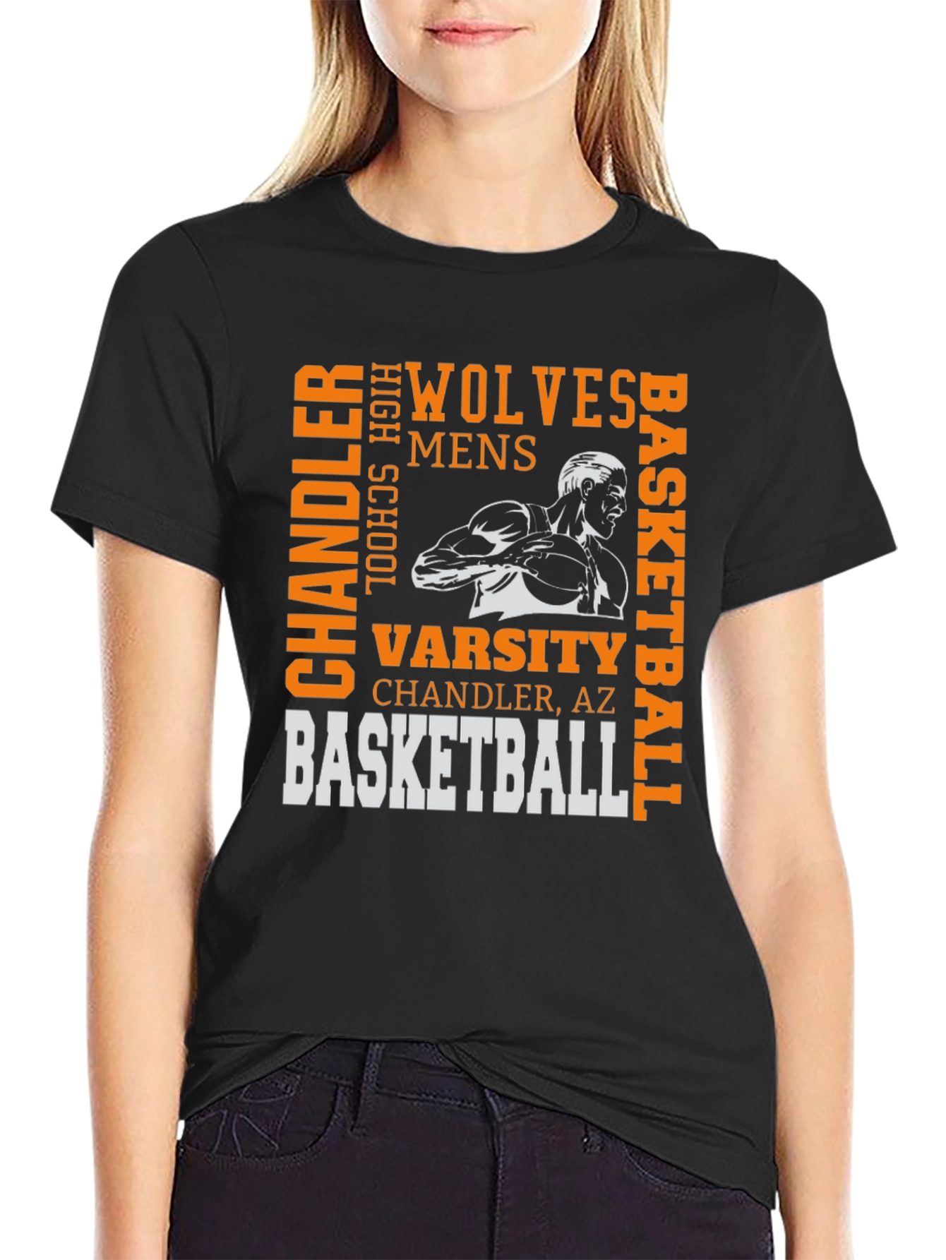 Wolves Basketball Graphic Tee