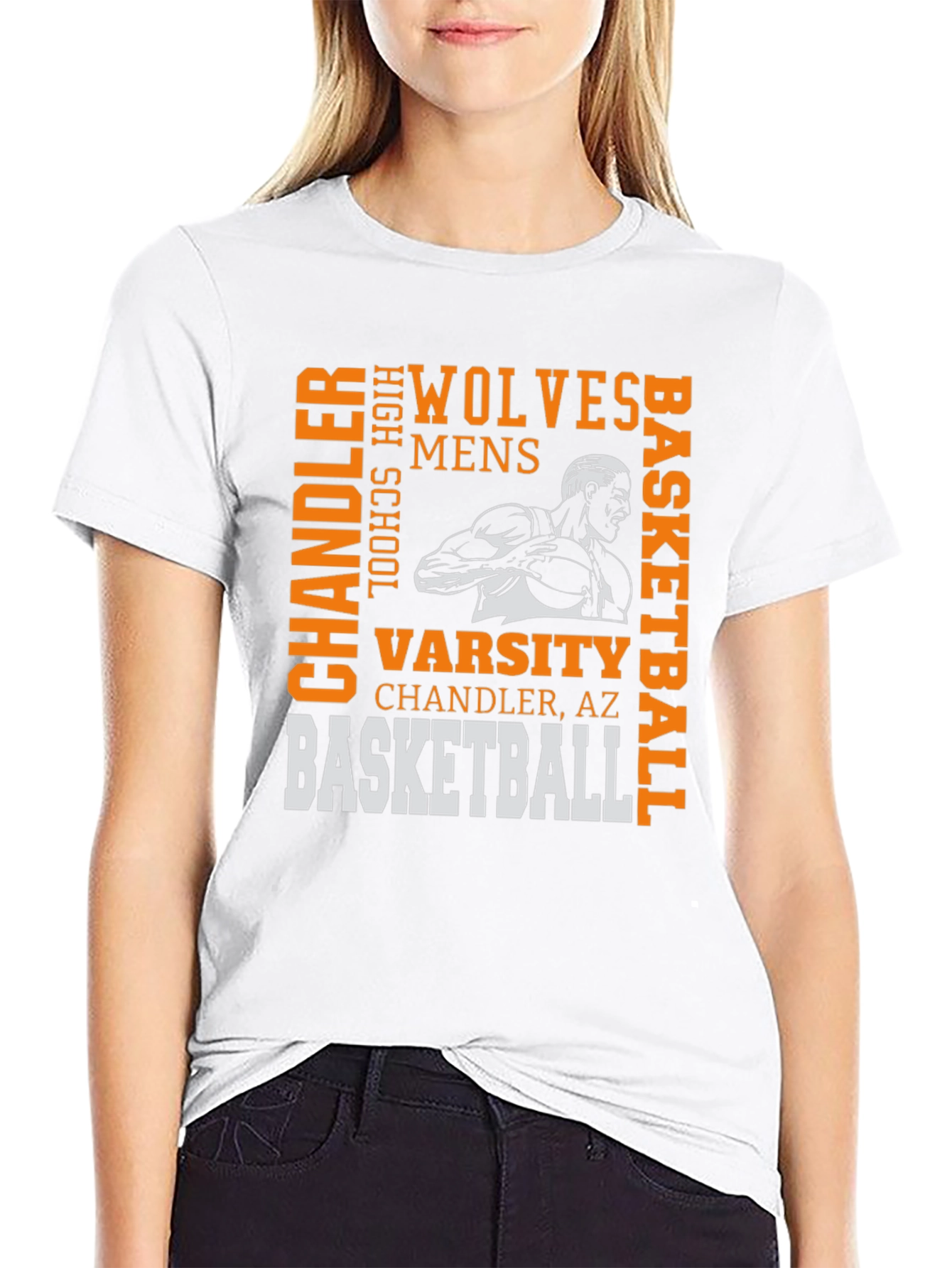 Wolves Basketball Graphic Tee