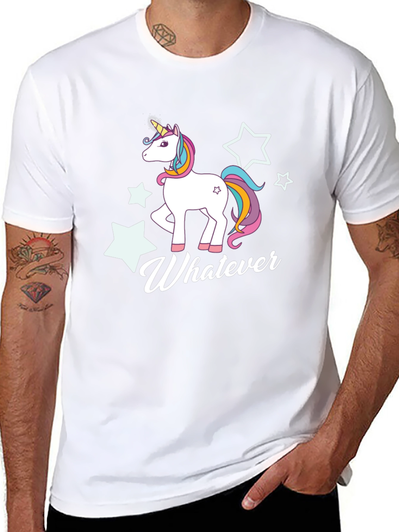 Unicorn Graphic T-Shirt - Whatever Tee