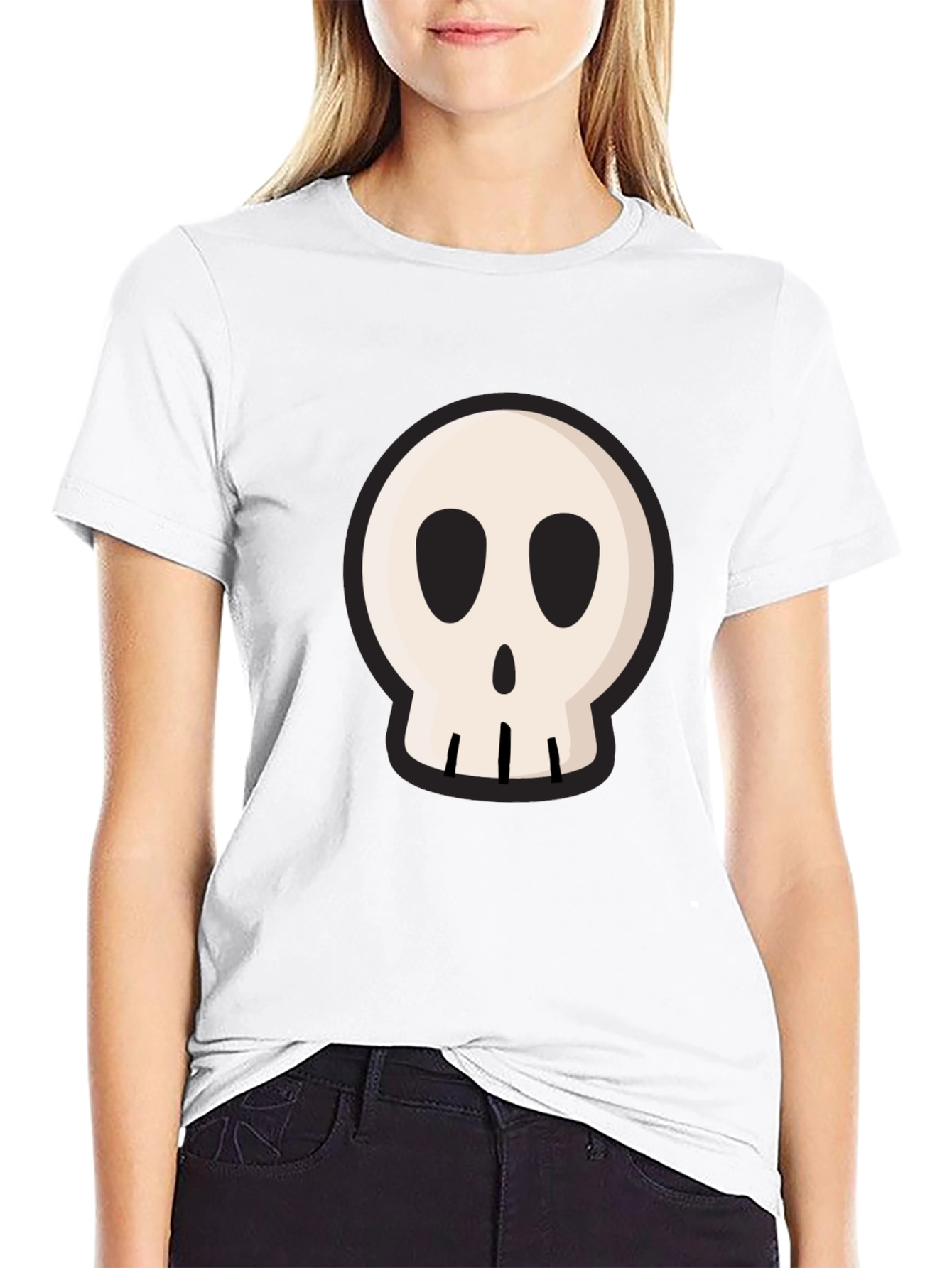 Skull Graphic Black T-Shirt - Casual Cool