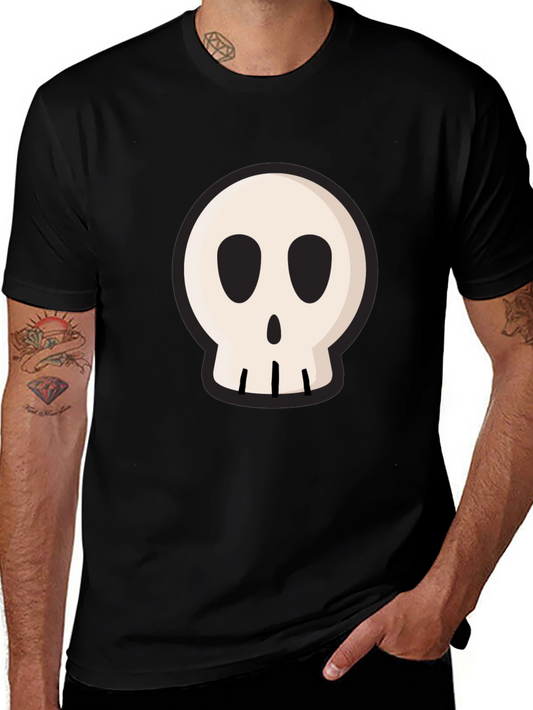 Skull Graphic Black T-Shirt - Casual Cool