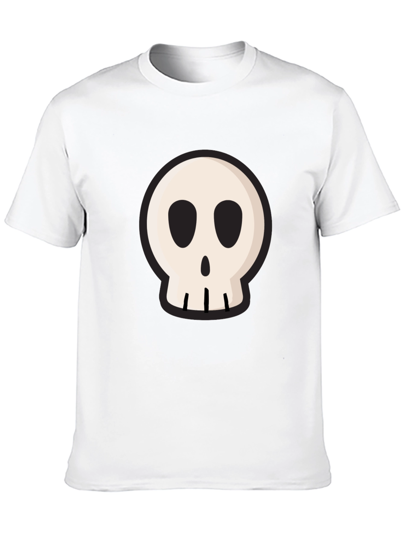 Skull Graphic Black T-Shirt - Casual Cool