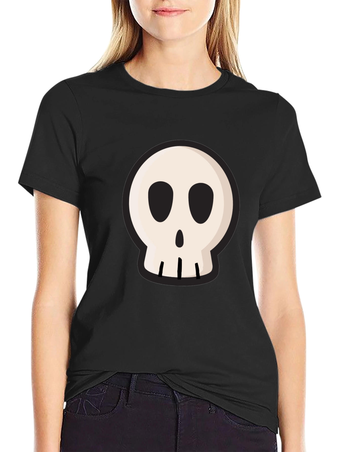 Skull Graphic Black T-Shirt - Casual Cool