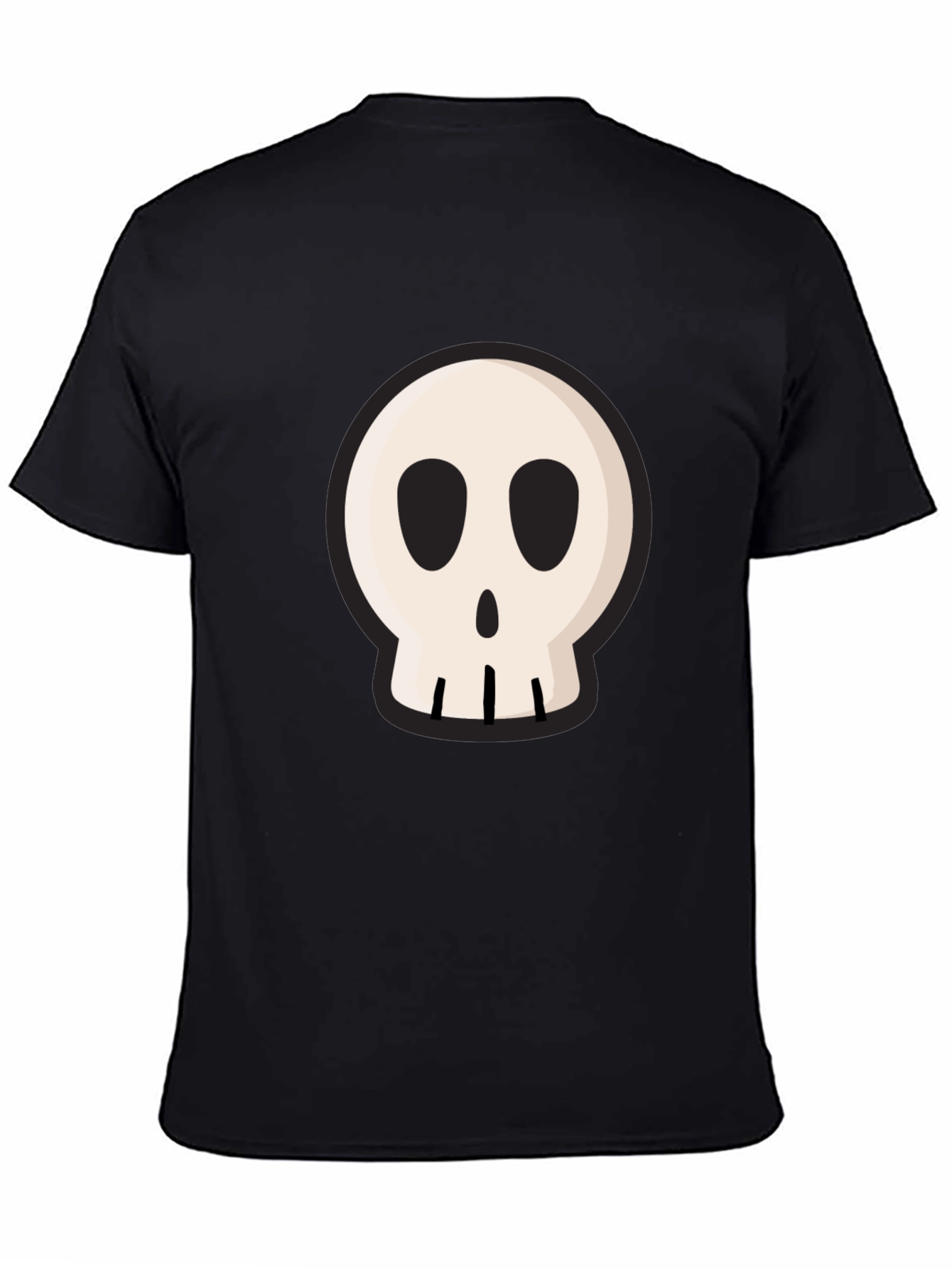Skull Graphic Black T-Shirt - Casual Cool