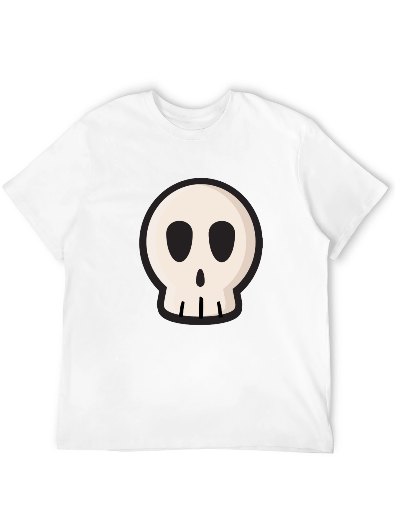 Skull Graphic Black T-Shirt - Casual Cool