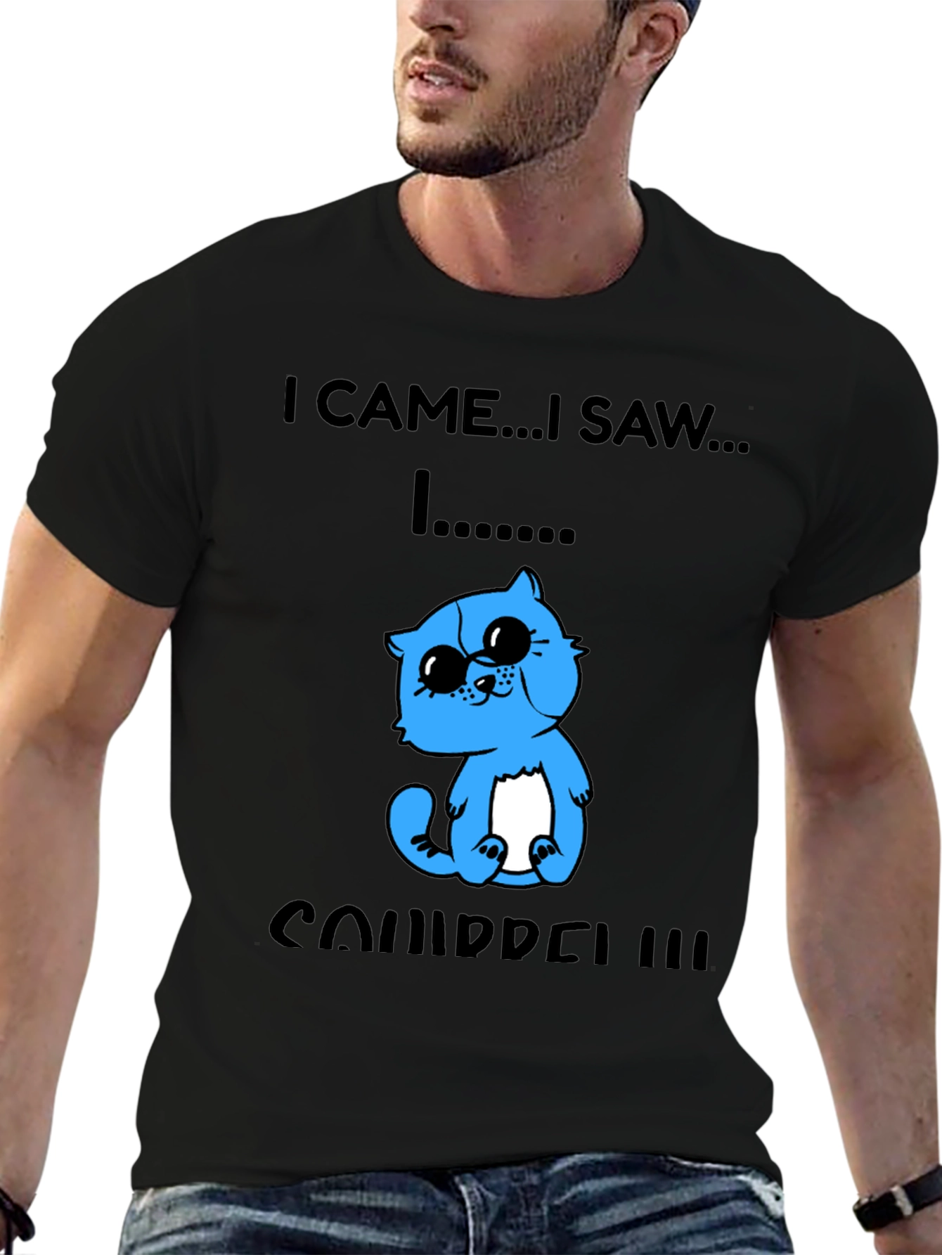 I Came I Saw I Squirrel T-Shirt Funny