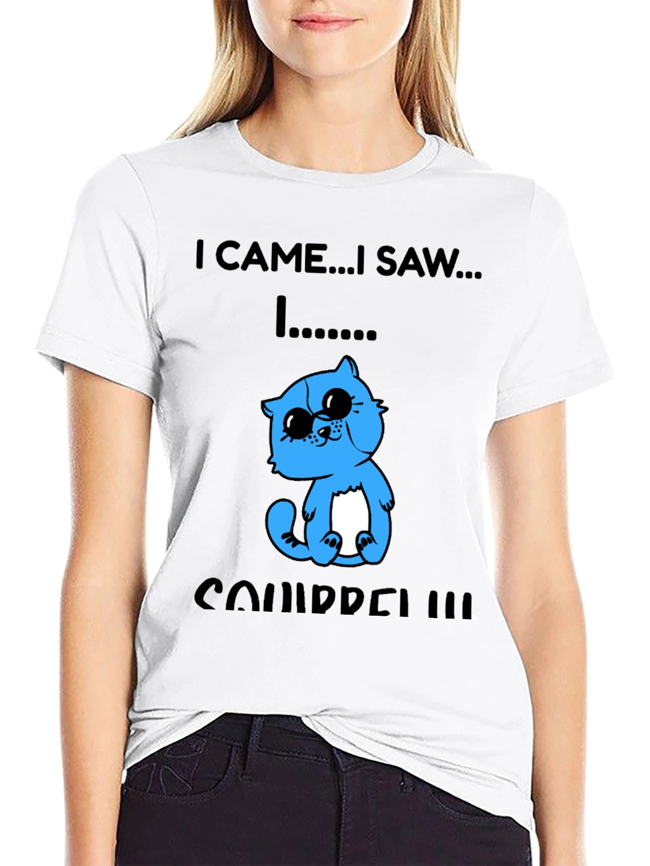 I Came I Saw I Squirrel T-Shirt Funny
