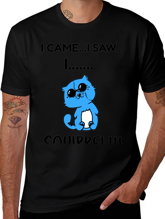 I Came I Saw I Squirrel T-Shirt Funny