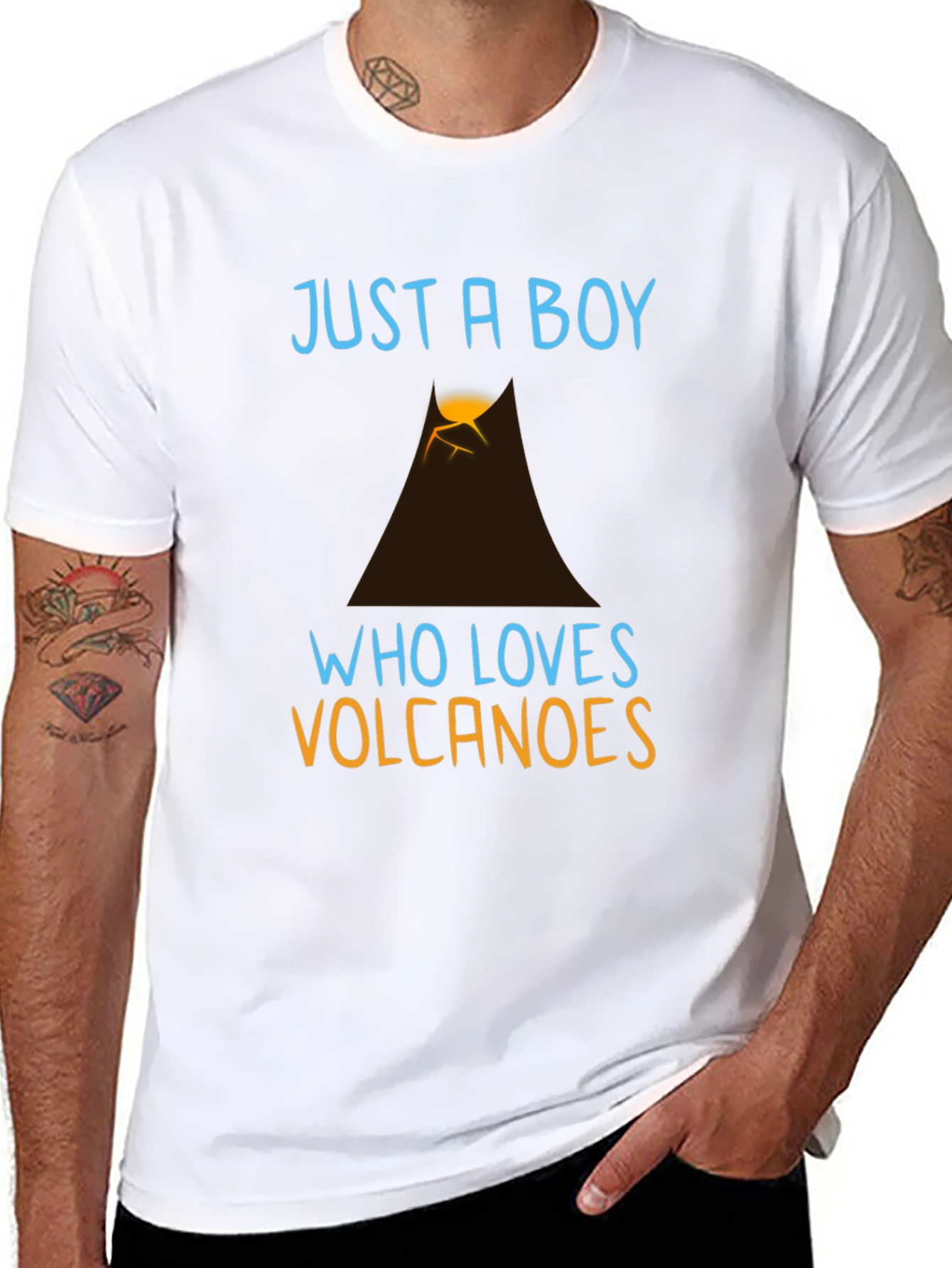 Boy Who Loves Volcanoes T-Shirt