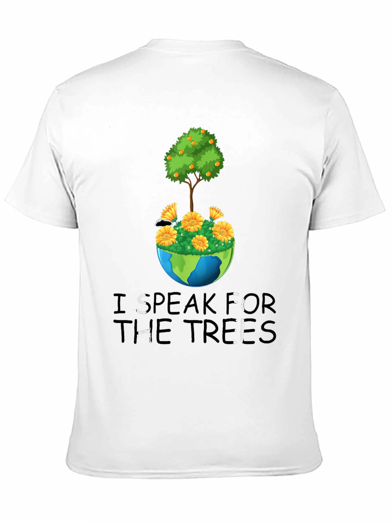 Eco-Friendly Speak For The Trees Graphic Tee