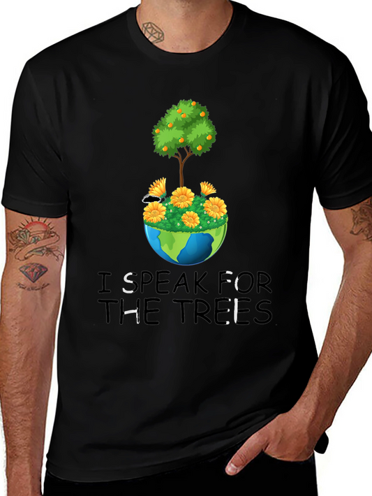 Eco-Friendly Speak For The Trees Graphic Tee