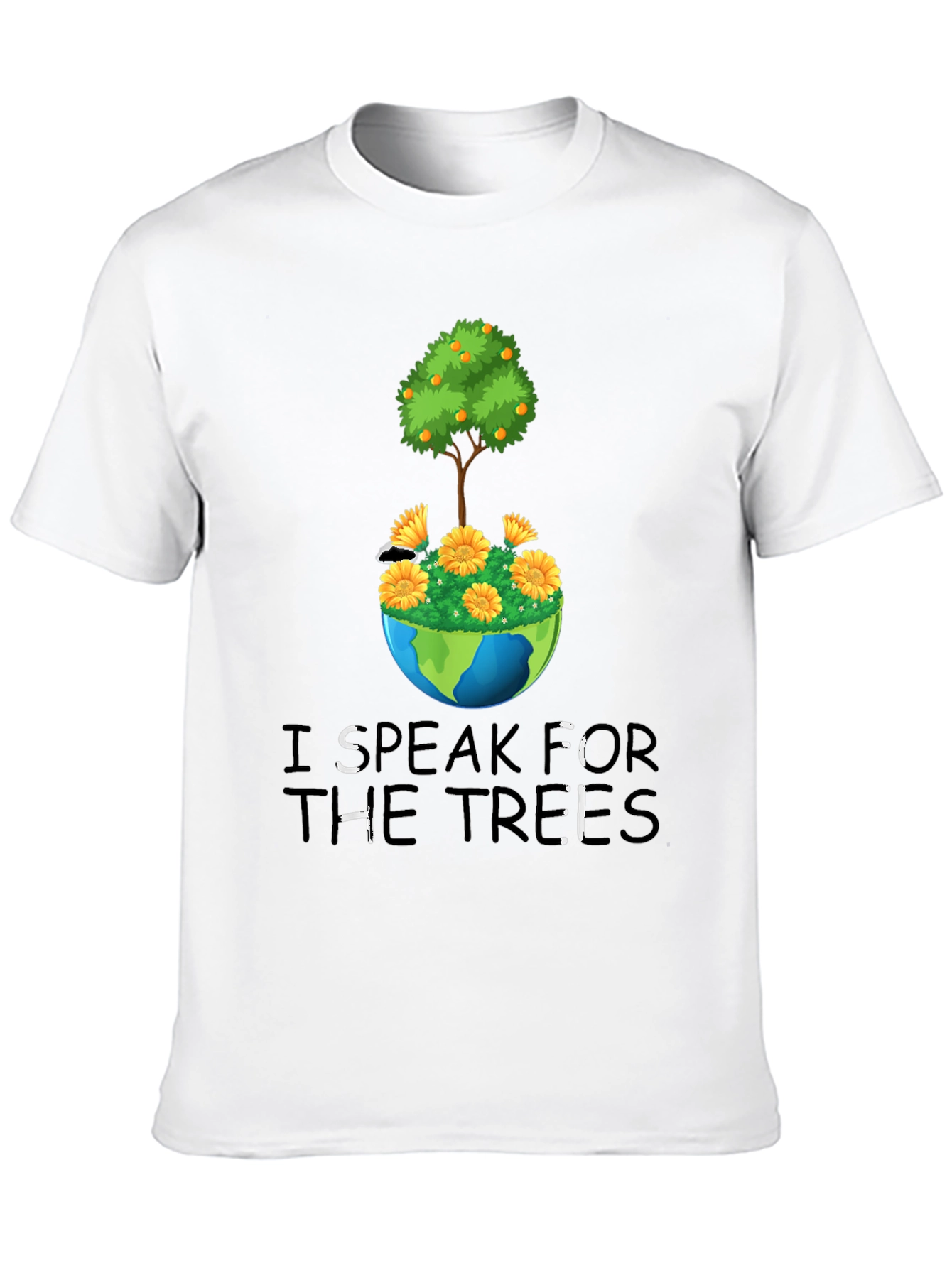 Eco-Friendly Speak For The Trees Graphic Tee