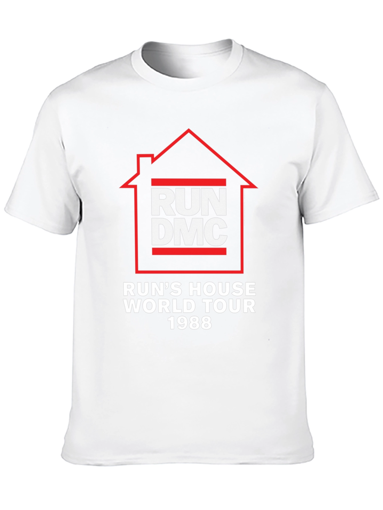 Run DMC House World Tour 1988 Black T-Shirt