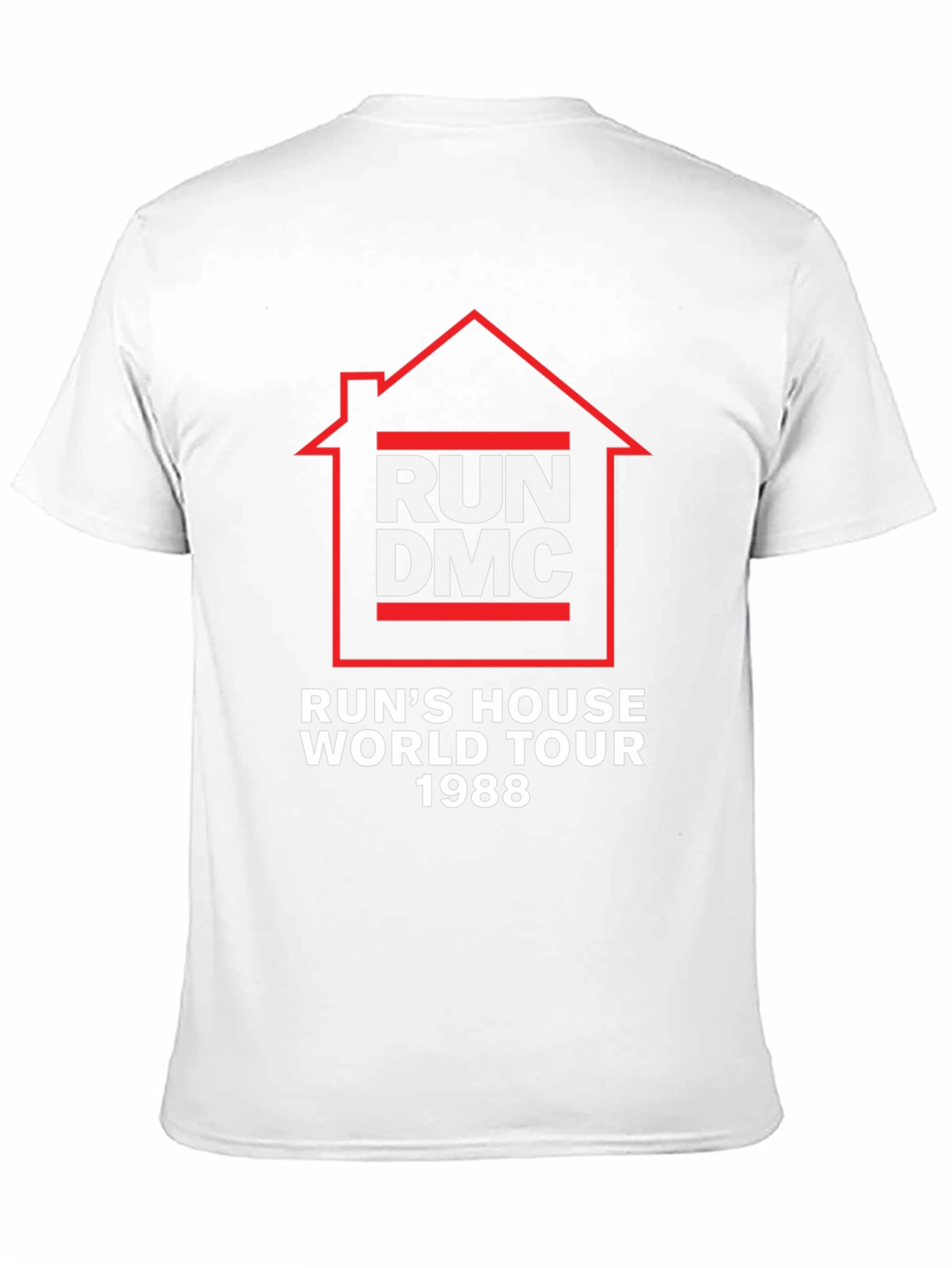Run DMC House World Tour 1988 Black T-Shirt