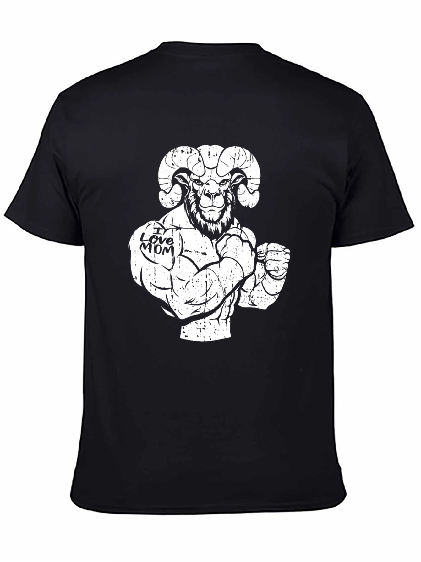 I Love Mom Ram Graphic T-Shirt