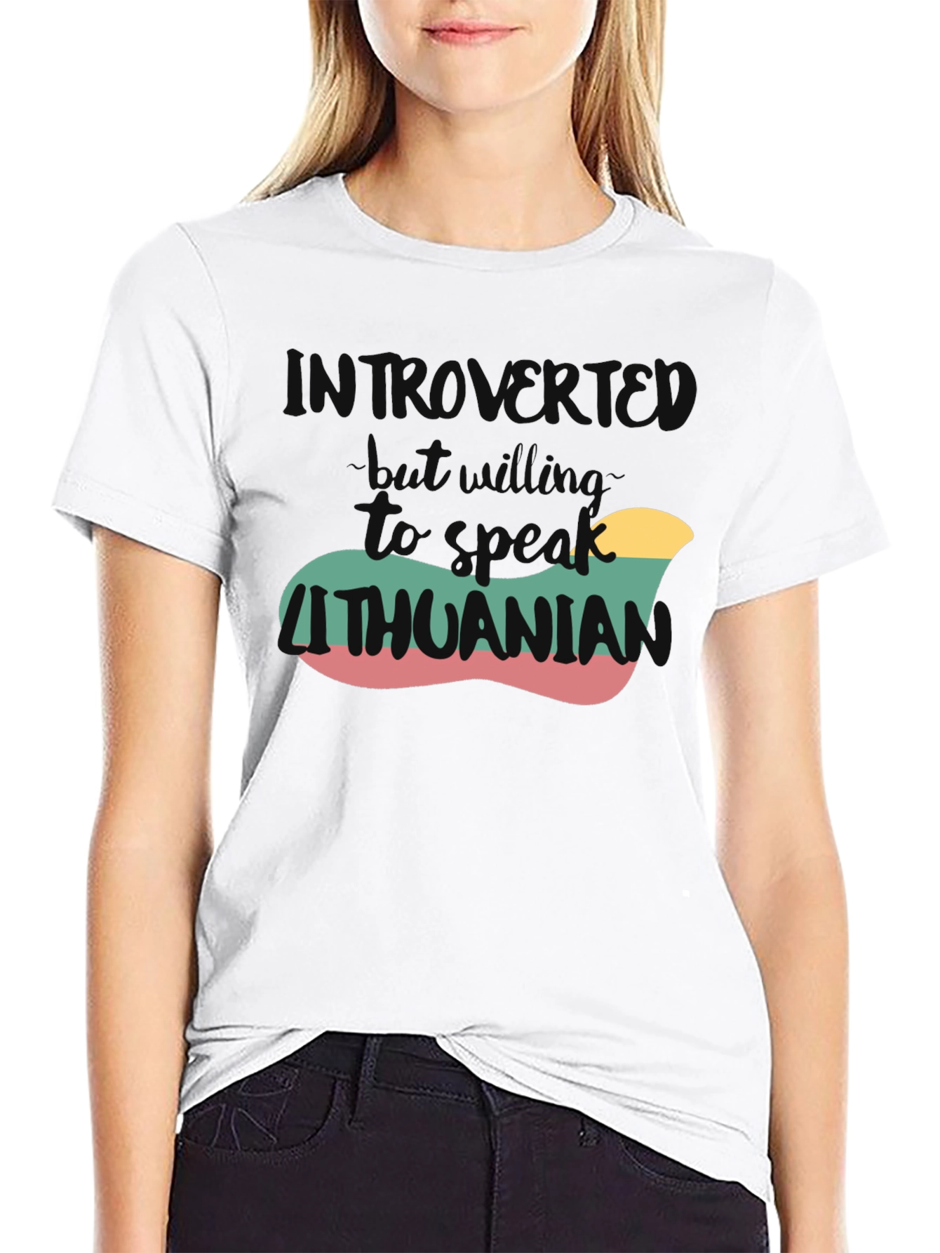 Introvert But Willing to Speak Lithuanian T-Shirt