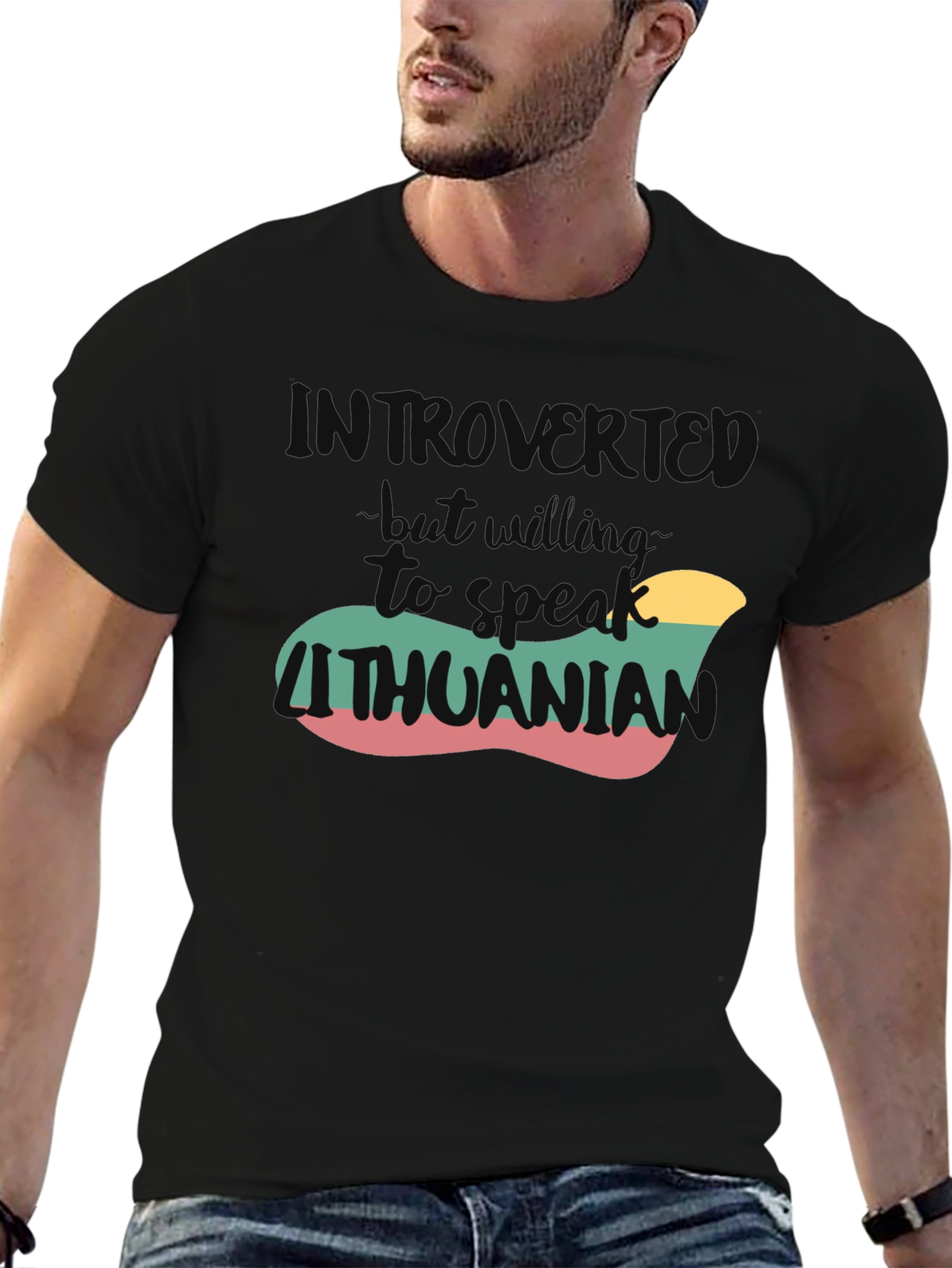 Introvert But Willing to Speak Lithuanian T-Shirt