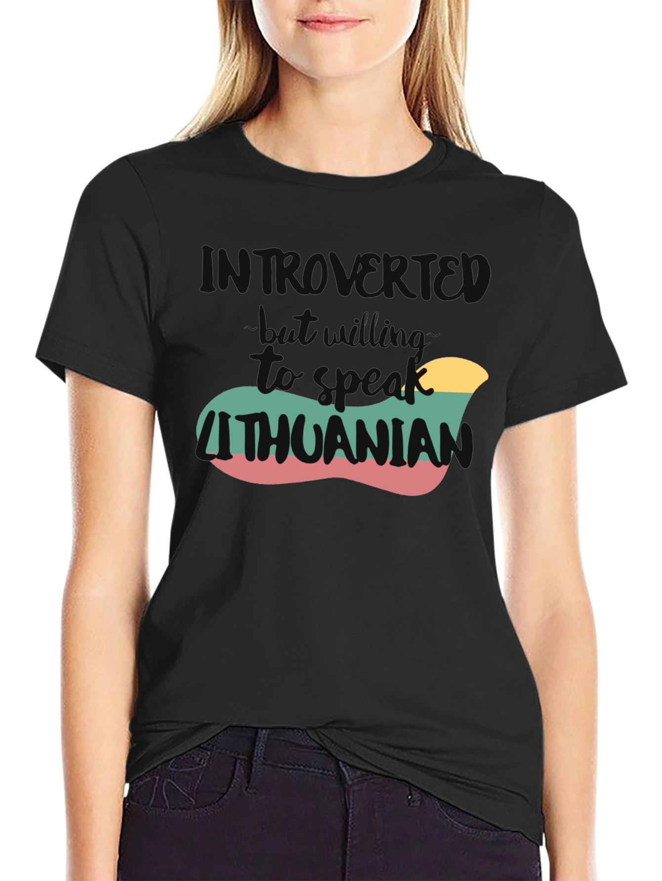 Introvert But Willing to Speak Lithuanian T-Shirt