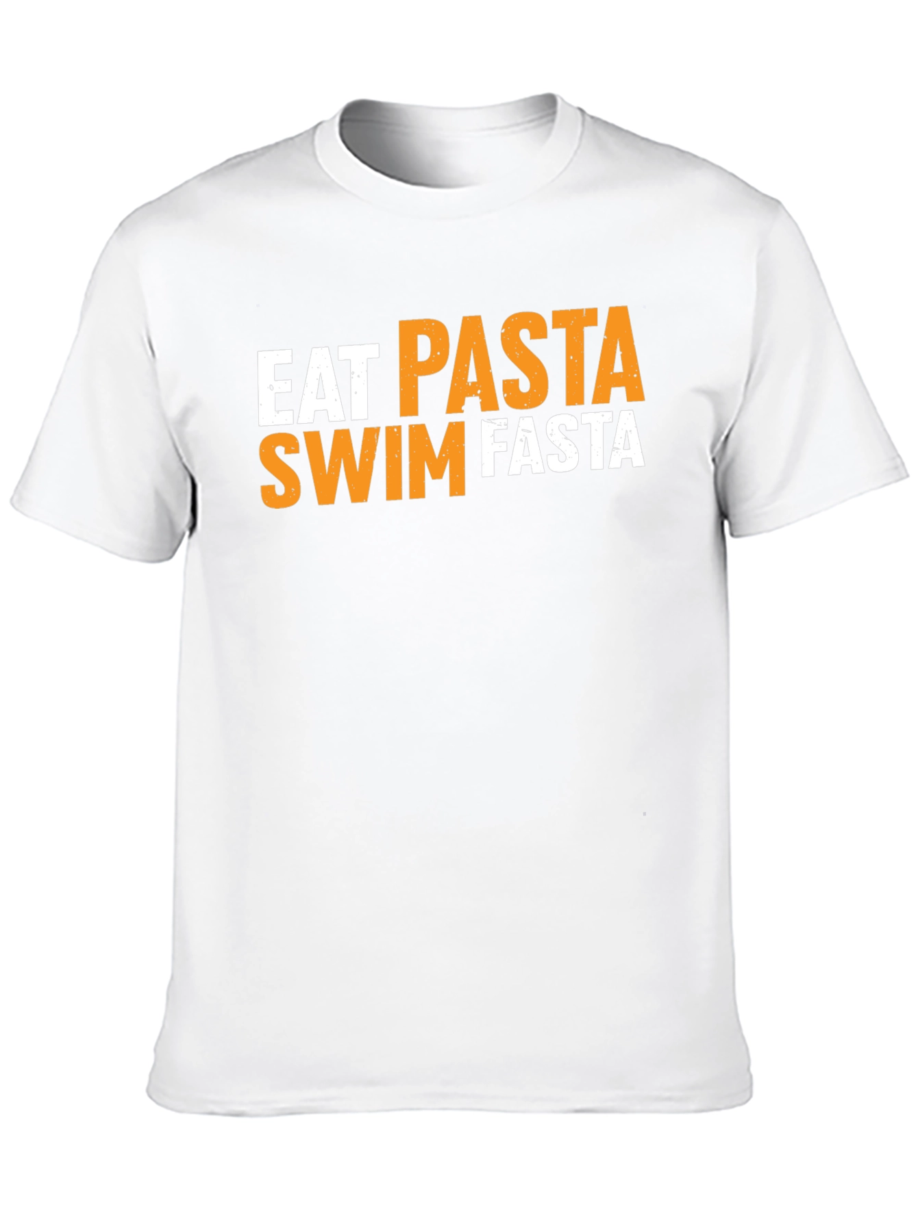 Eat Pasta Swim Fasta Black T-Shirt