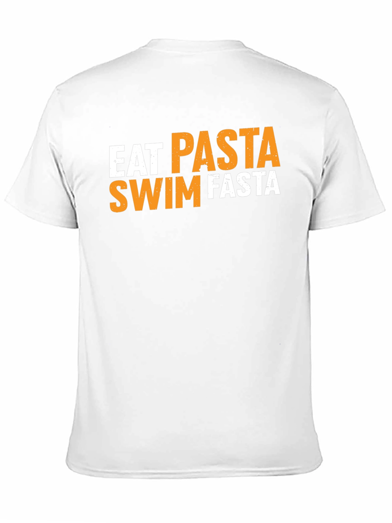 Eat Pasta Swim Fasta Black T-Shirt