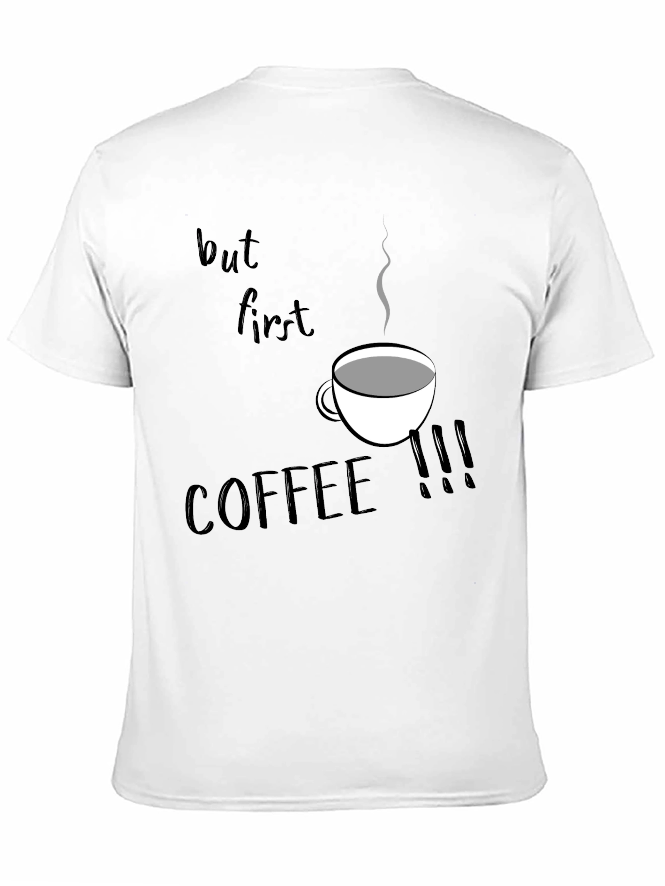 But First Coffee T-Shirt - Black Graphic Tee