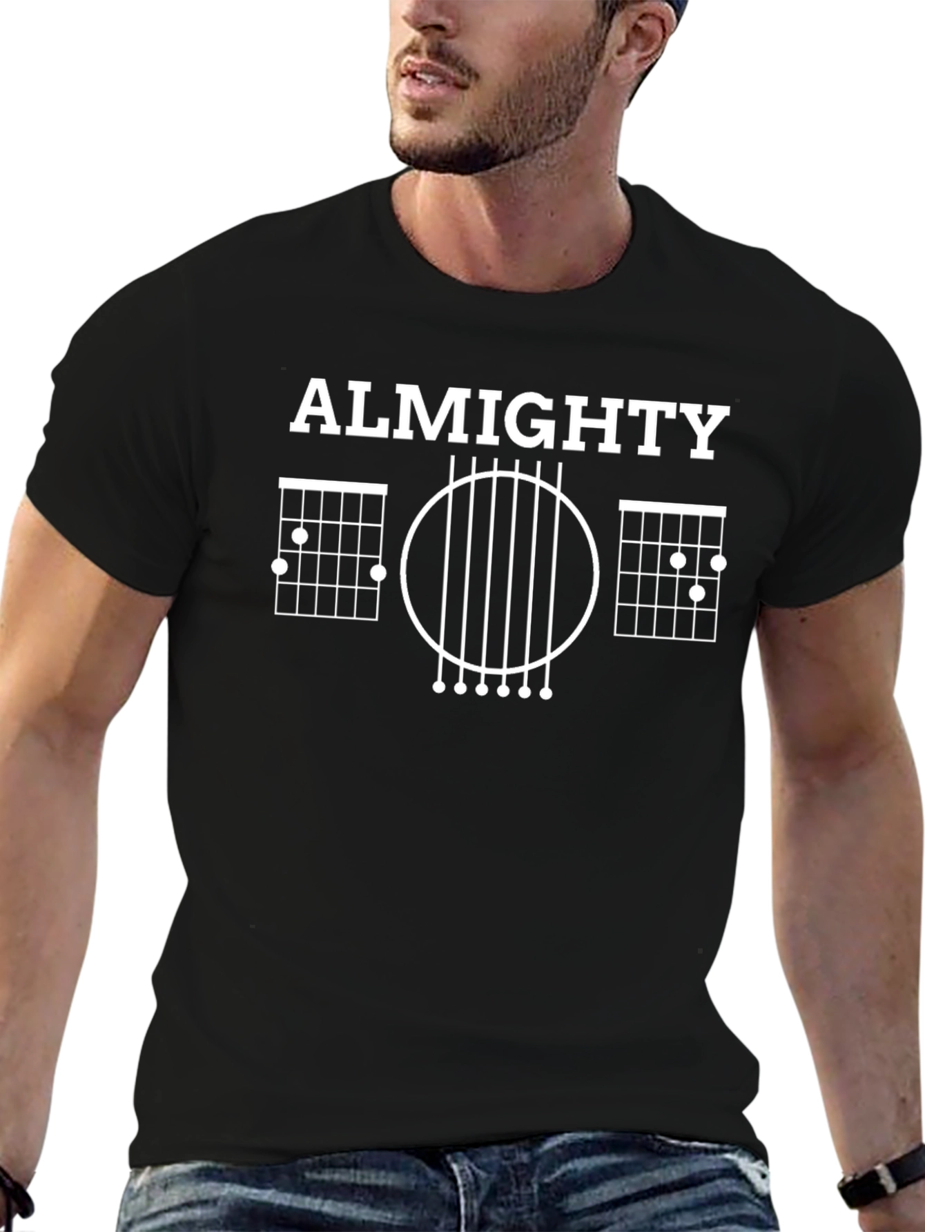 Almighty Guitar Chord T-Shirt - Music Lover Tee