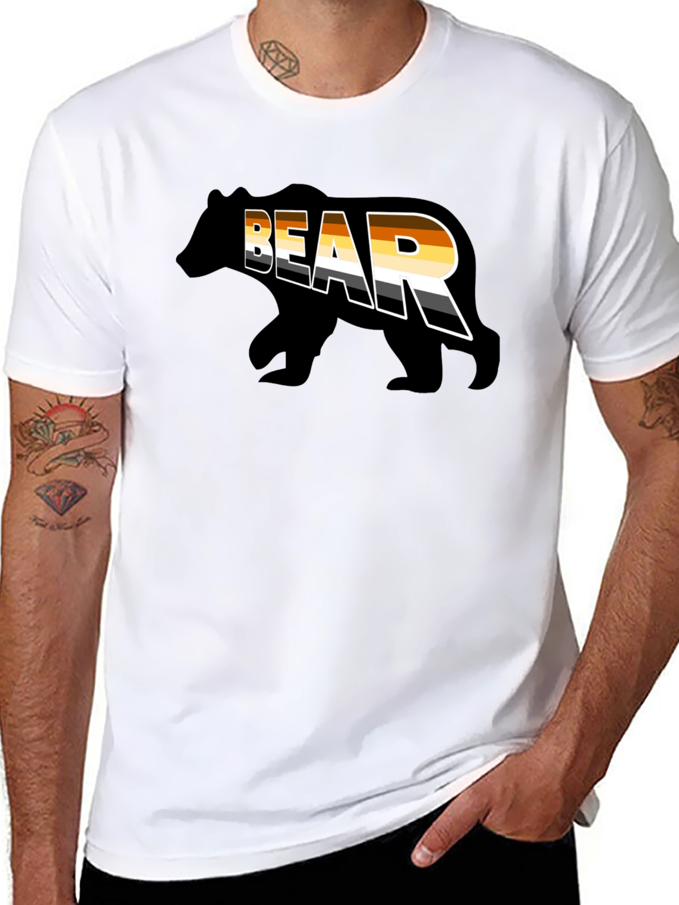 Bear Pride T-Shirt - Gay Bear Community Tee