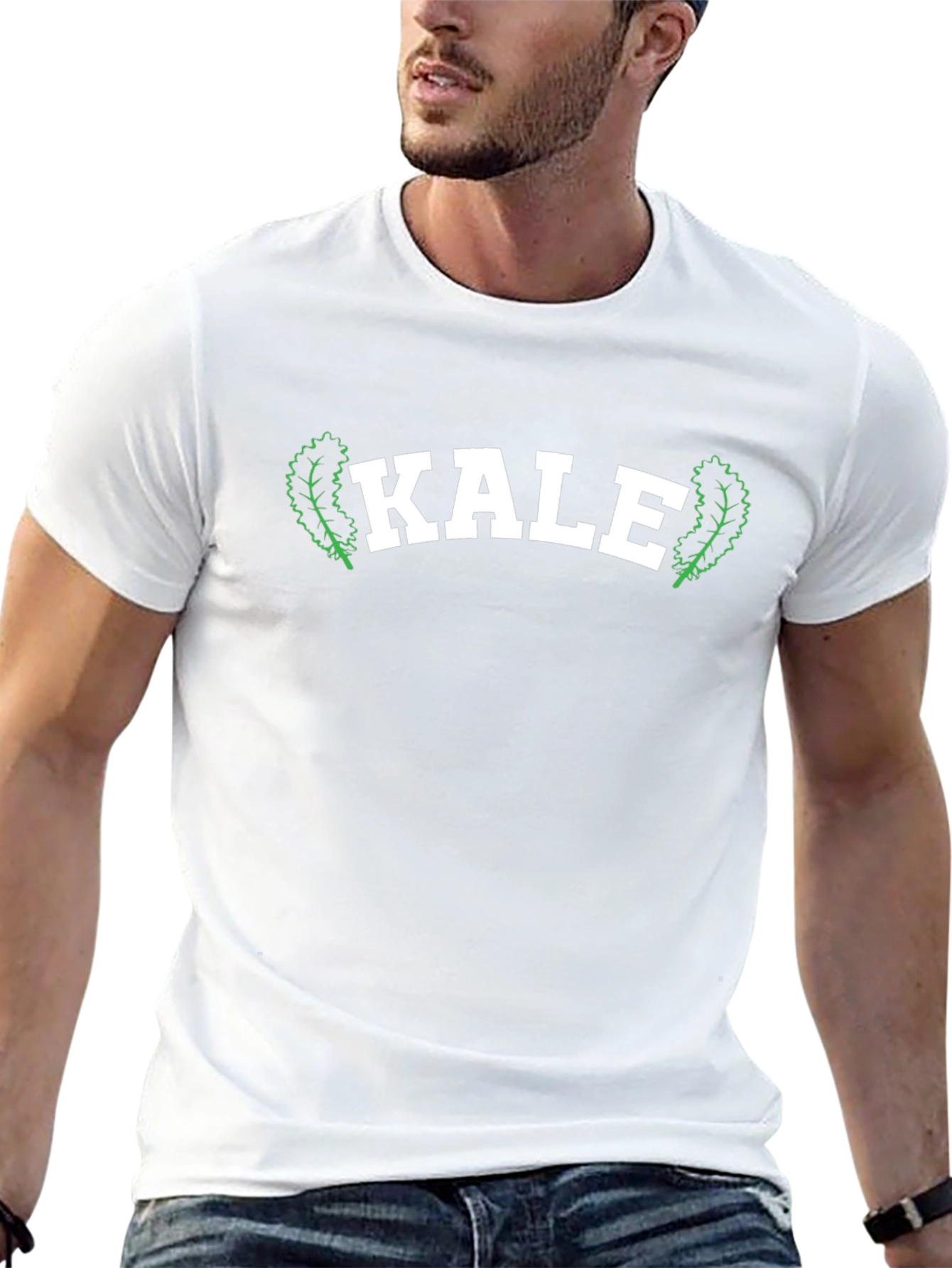 KALE Graphic T-Shirt - Funny Vegan Vegetarian Tee