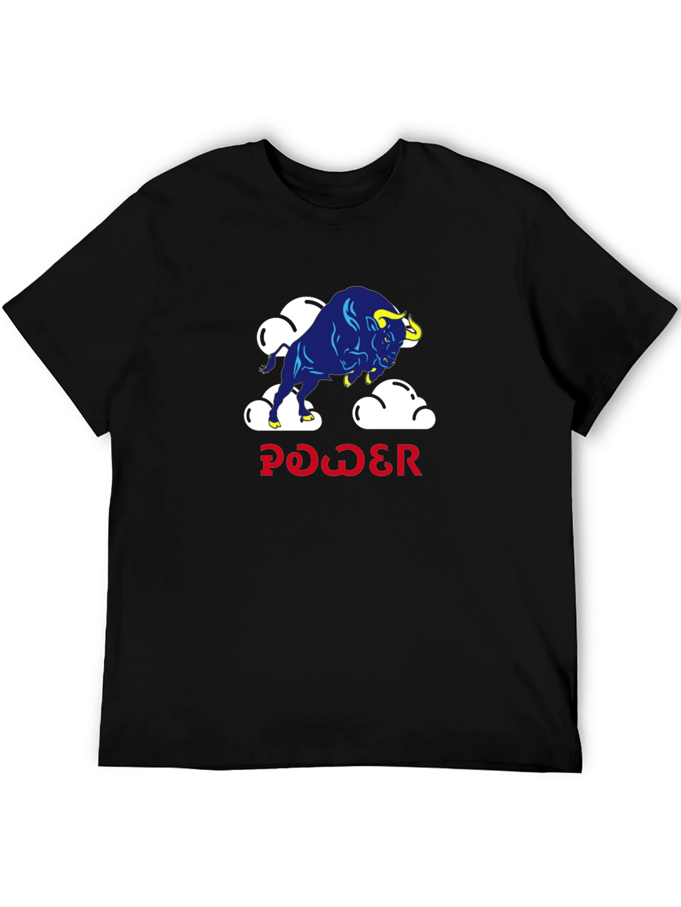 Power Bull Graphic T-Shirt - Bold Statement Tee