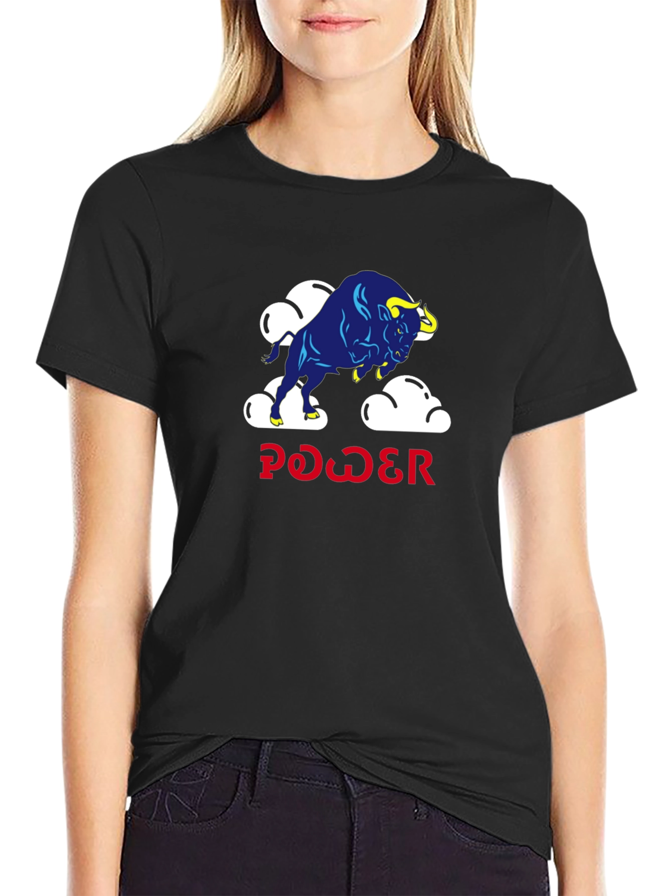 Power Bull Graphic T-Shirt - Bold Statement Tee