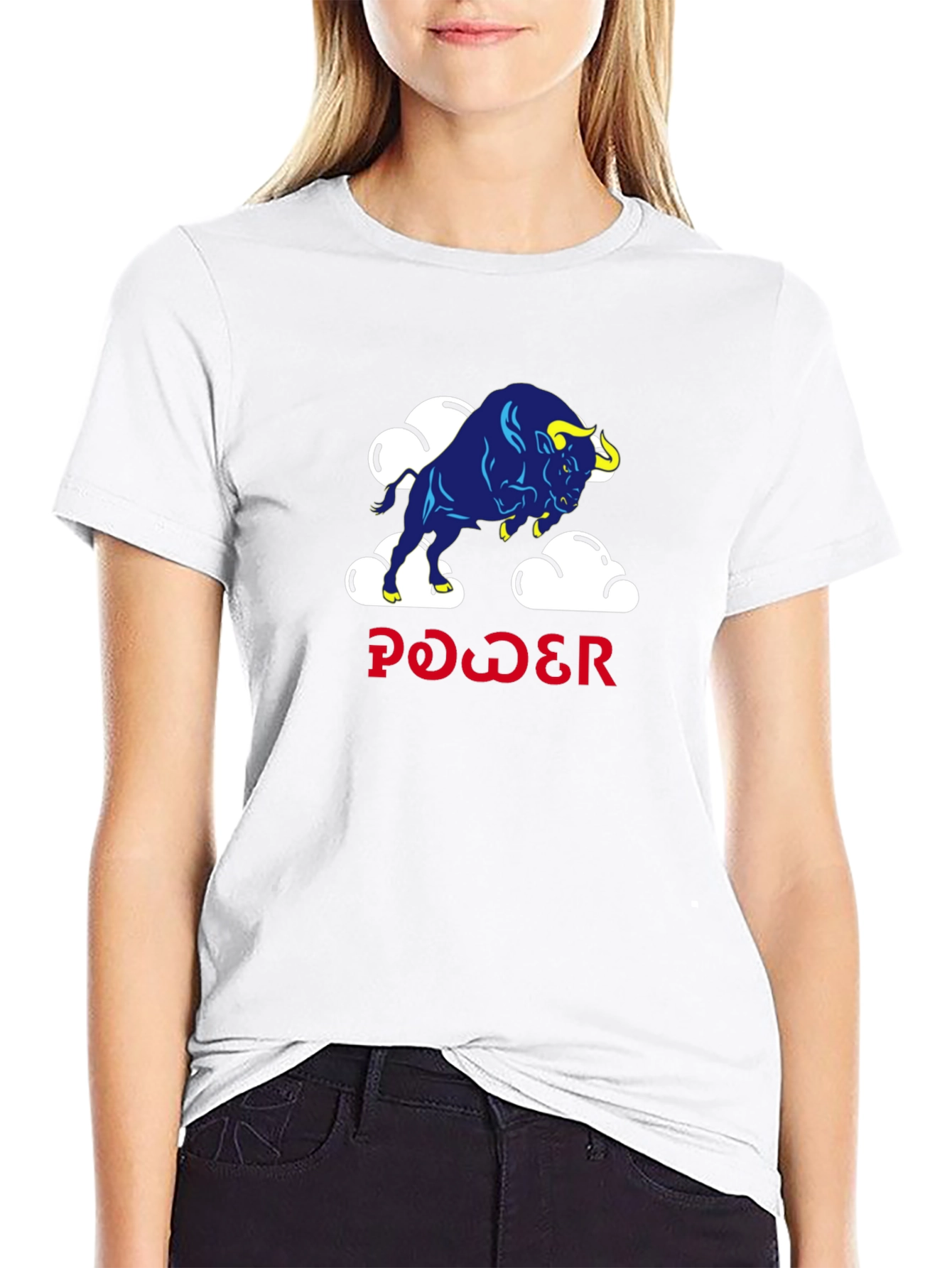 Power Bull Graphic T-Shirt - Bold Statement Tee