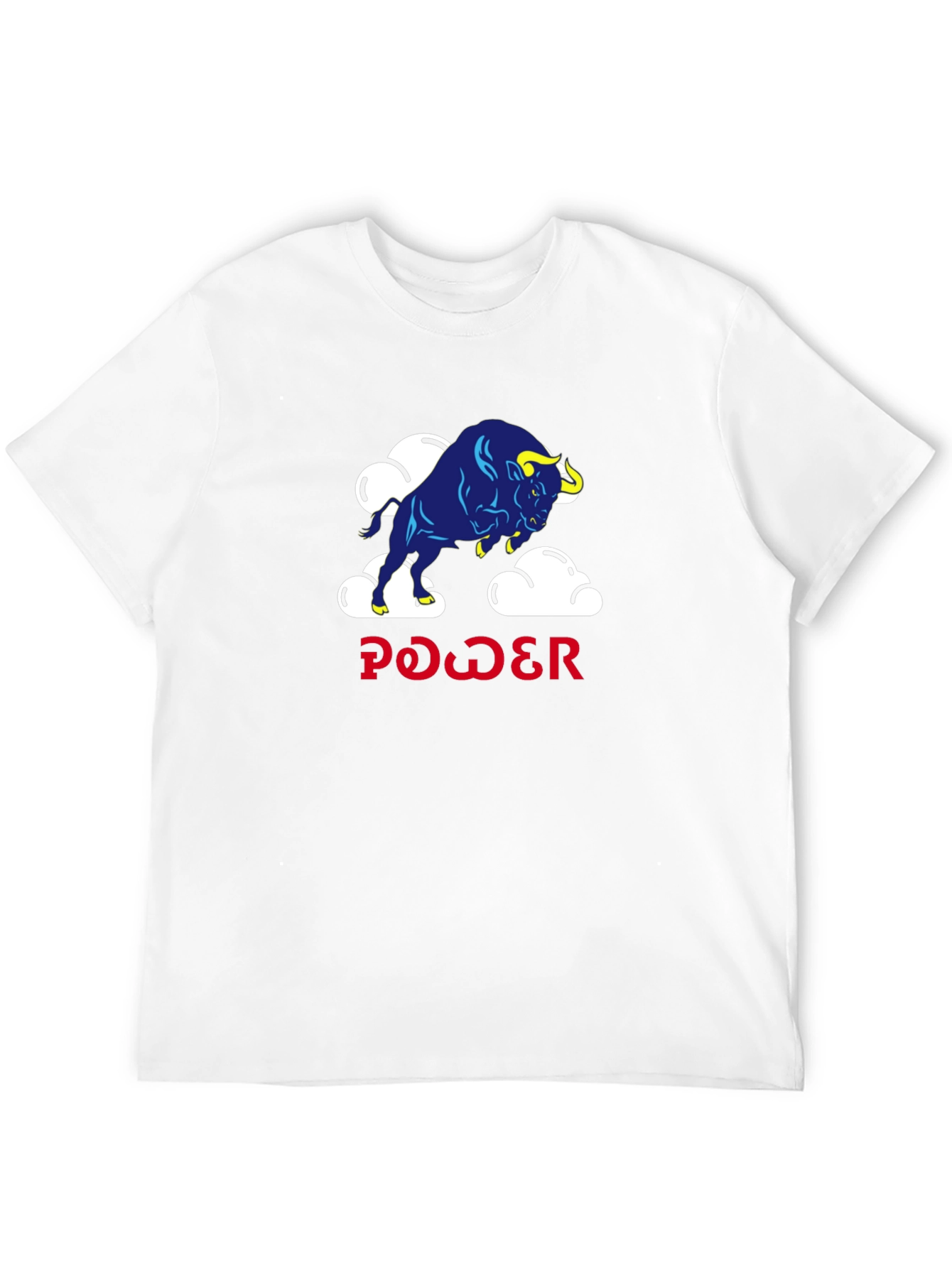 Power Bull Graphic T-Shirt - Bold Statement Tee