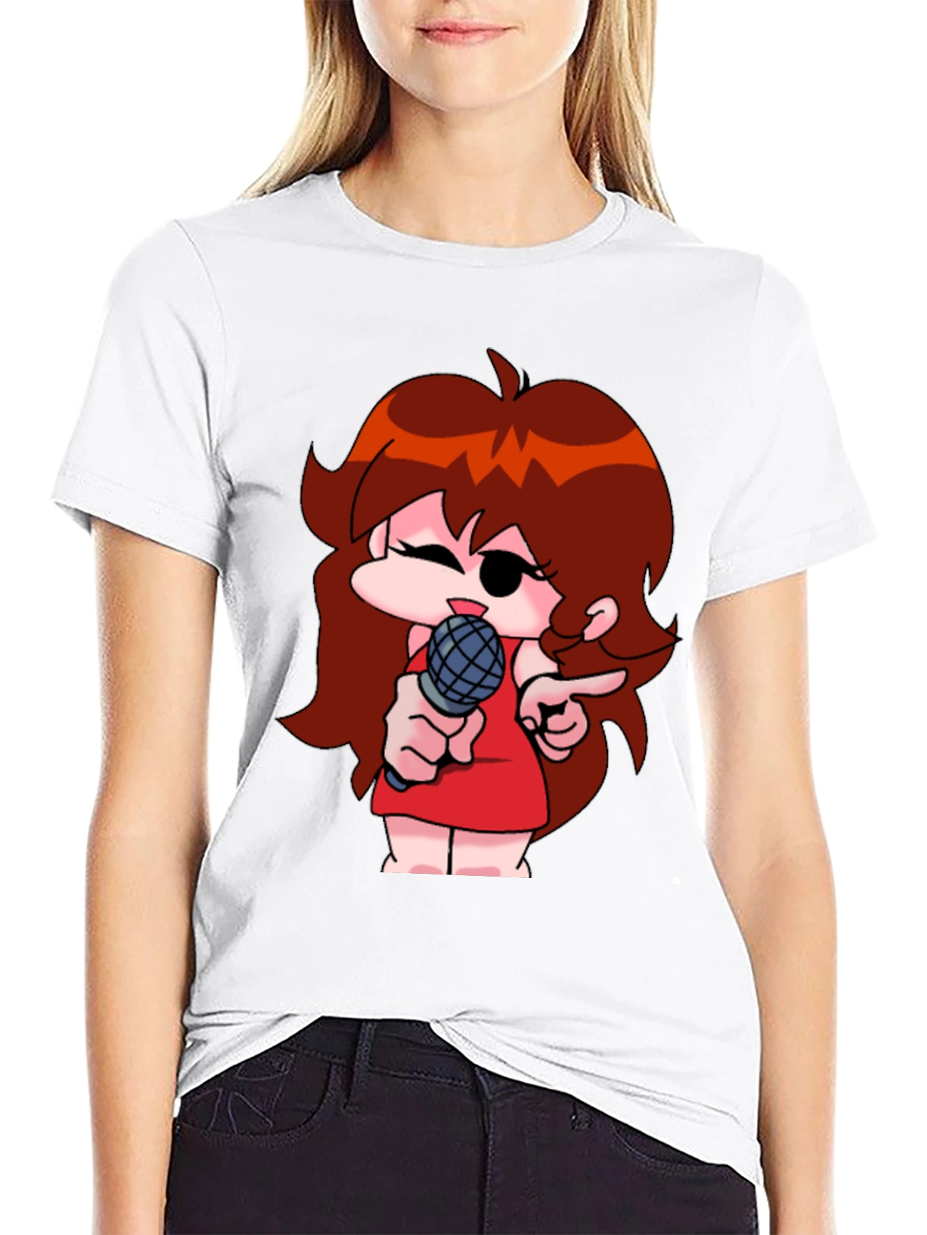 Friday Night Funkin Girlfriend Graphic Tee