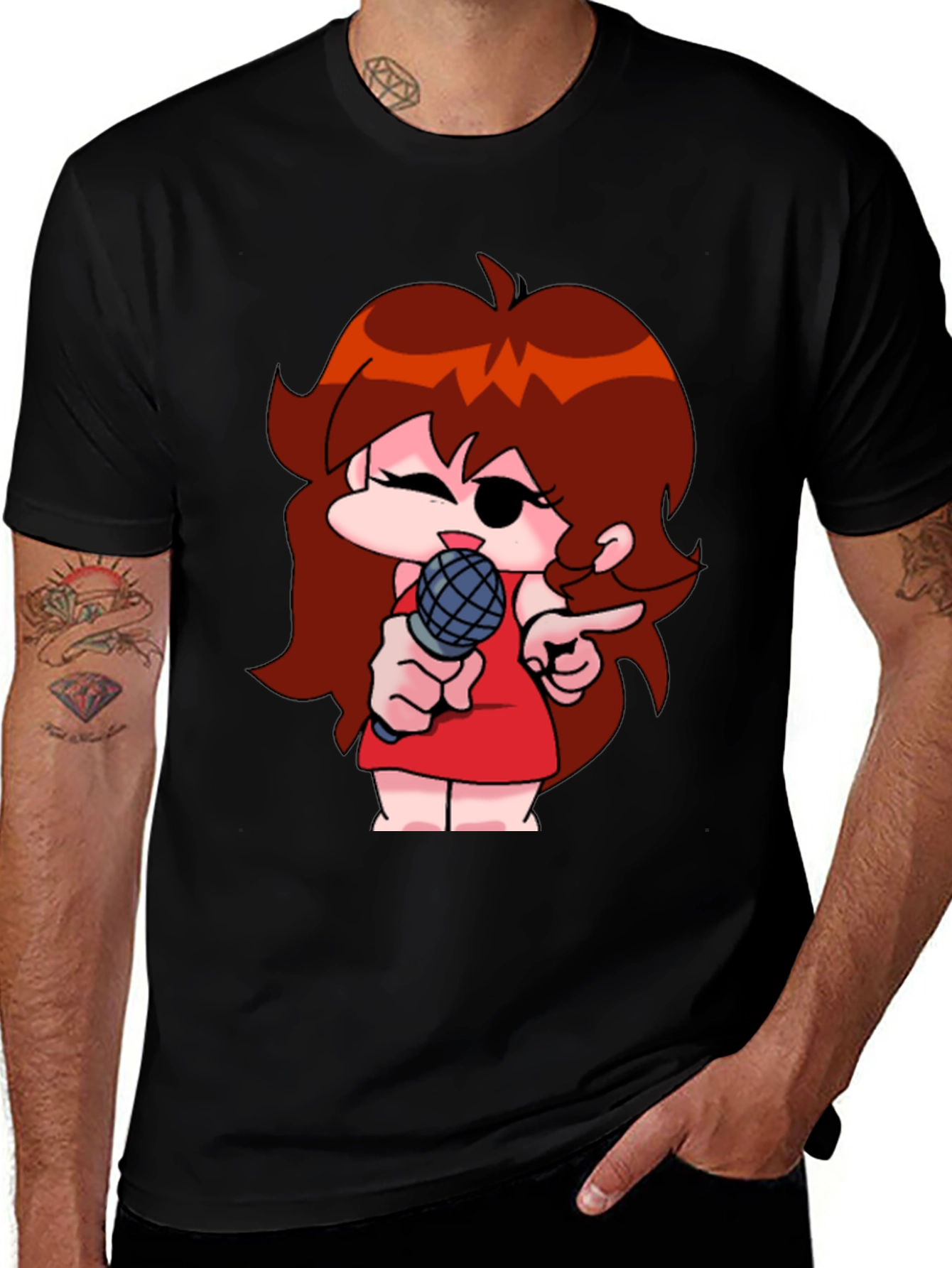 Friday Night Funkin Girlfriend Graphic Tee
