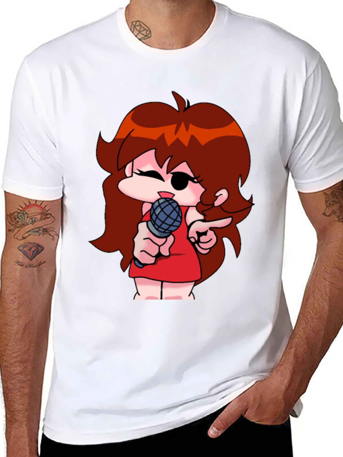 Friday Night Funkin Girlfriend Graphic Tee