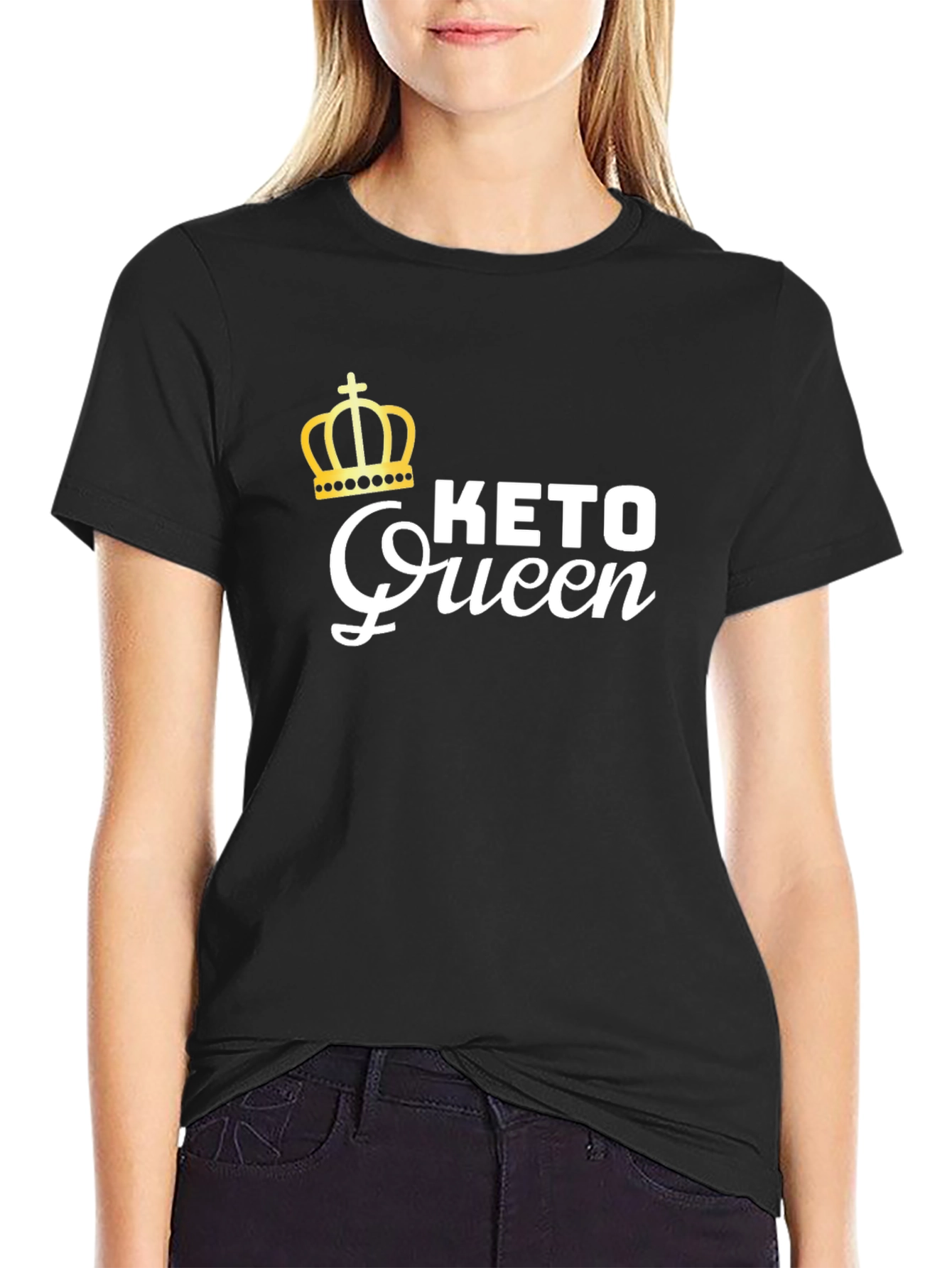 Keto Queen Black T-Shirt